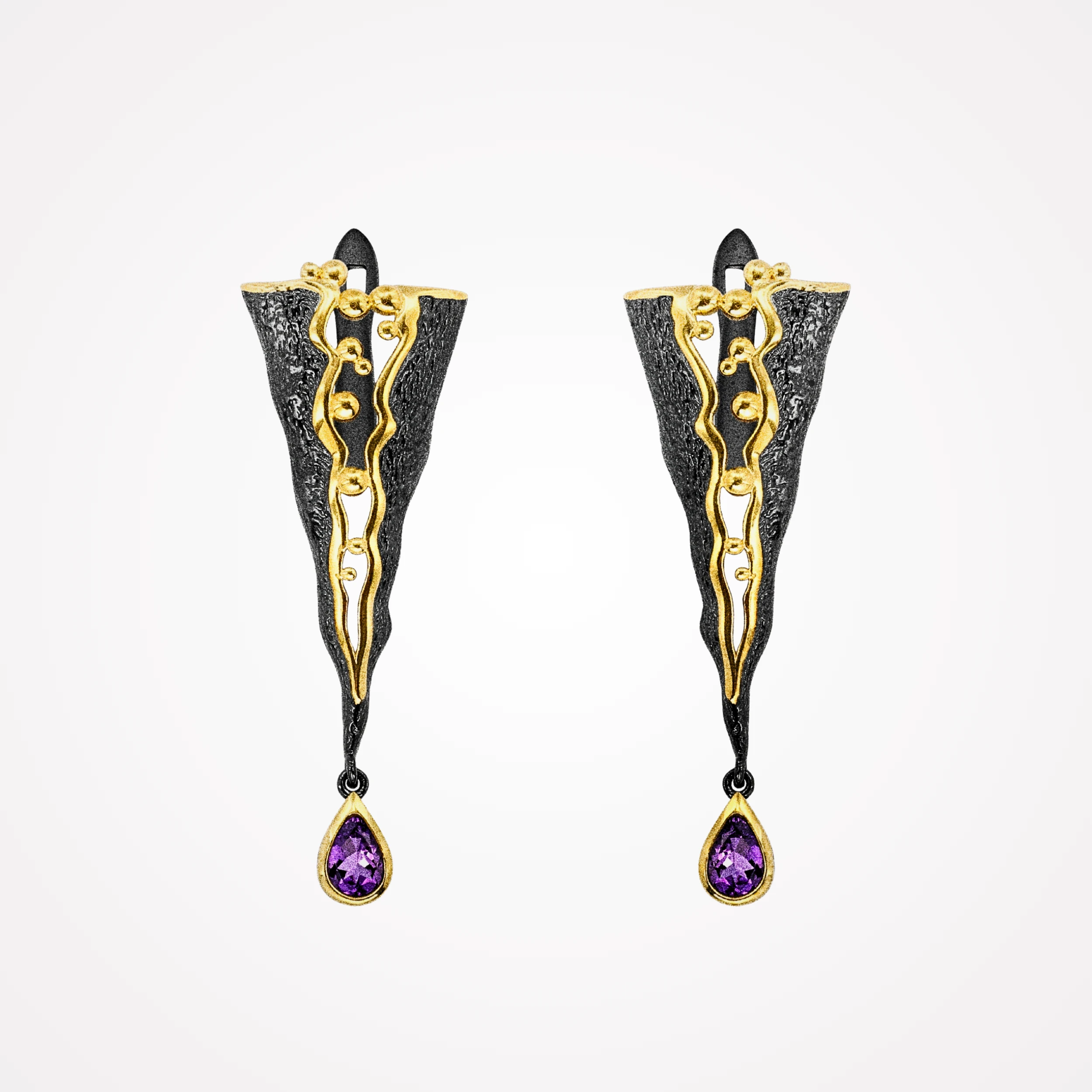 Nocturne 925 ayar Gümüş Küpe