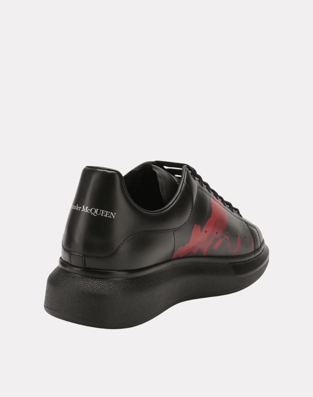 Desen detaylı Erkek deri sneakers