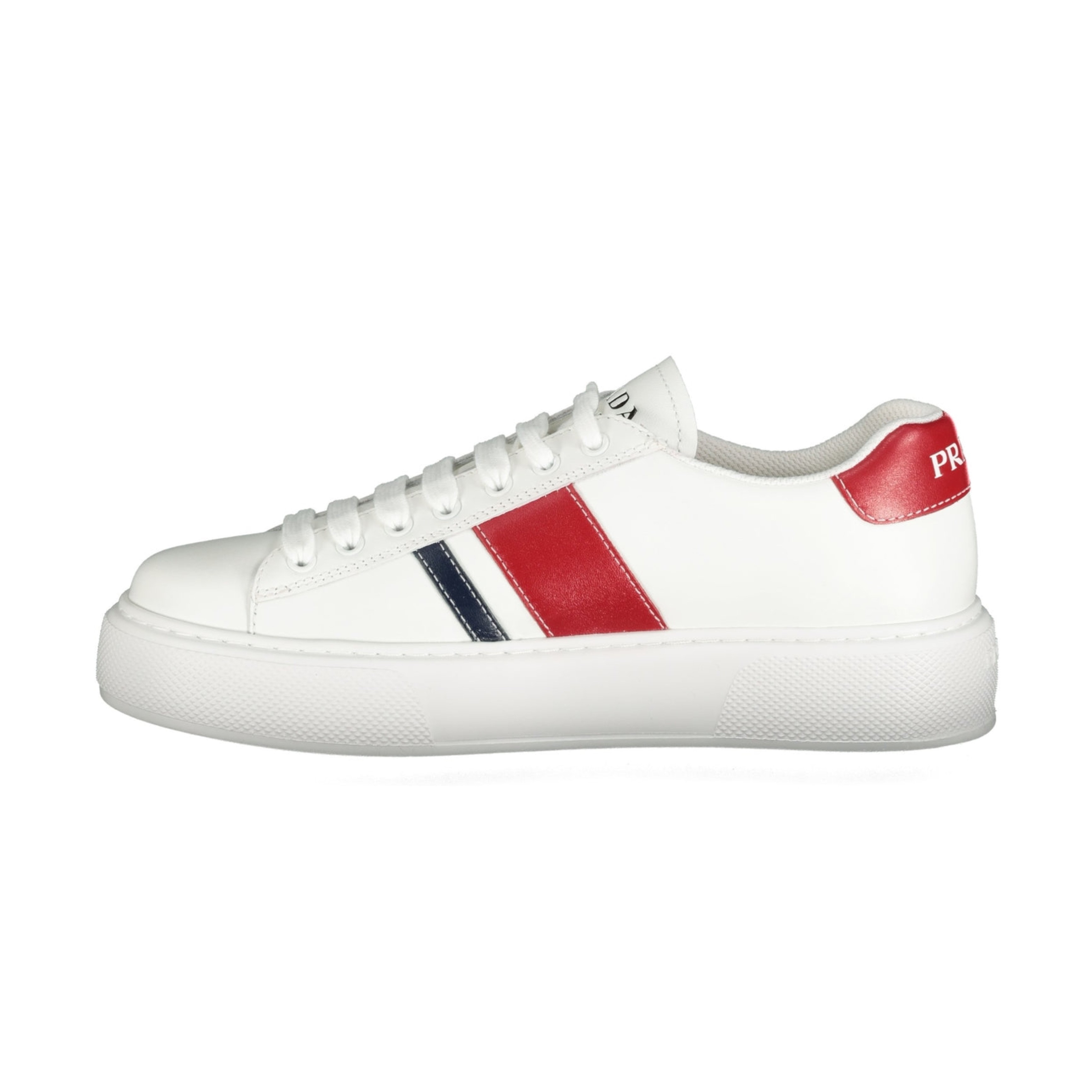 Prada Thick Sole White Sneakers