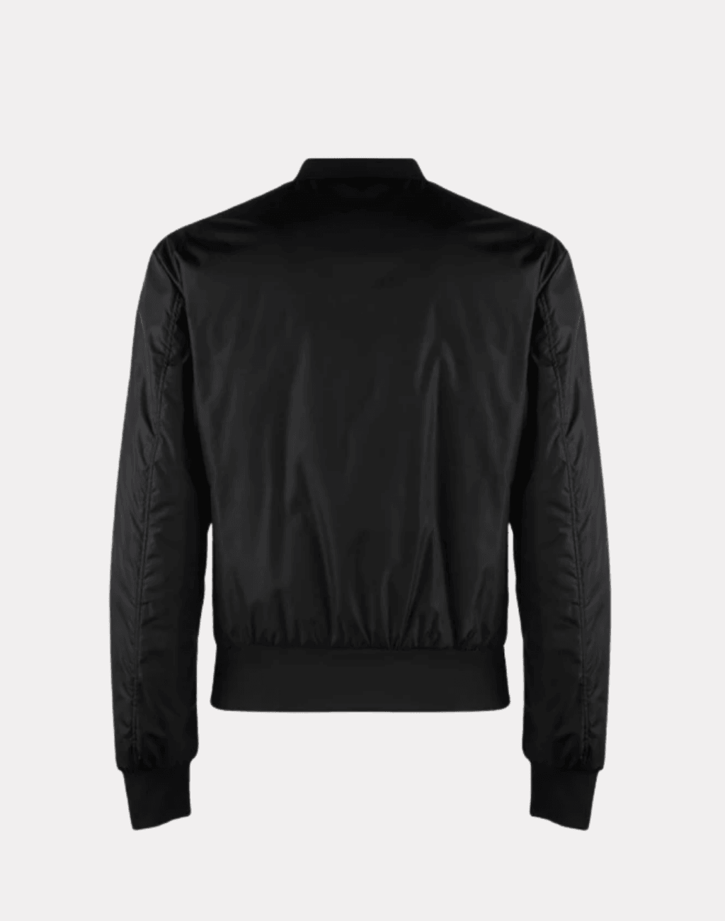Plaque Bomber Jacket In Black