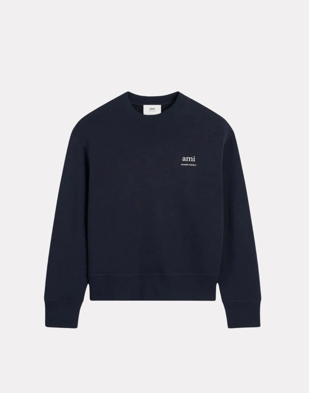 Lacivert Logo Baskılı Sweatshirt