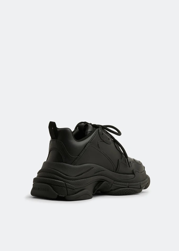 Triple S Erkek Siyah Sneakers