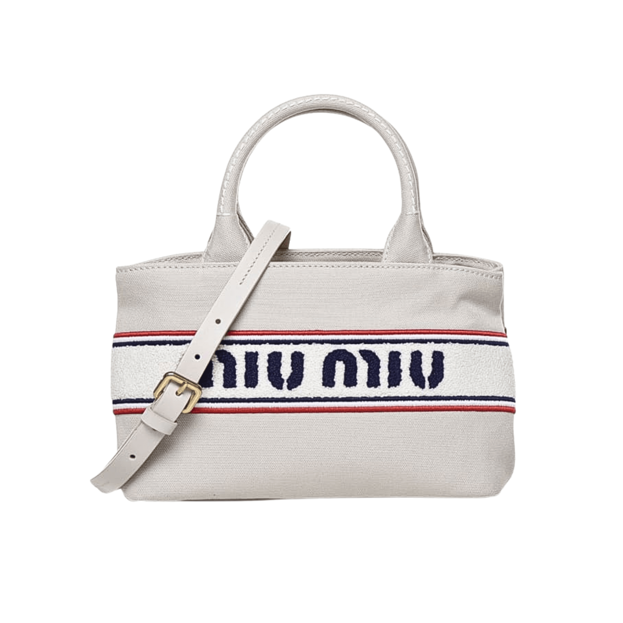 Canvas Embroidered logo Tote Çanta