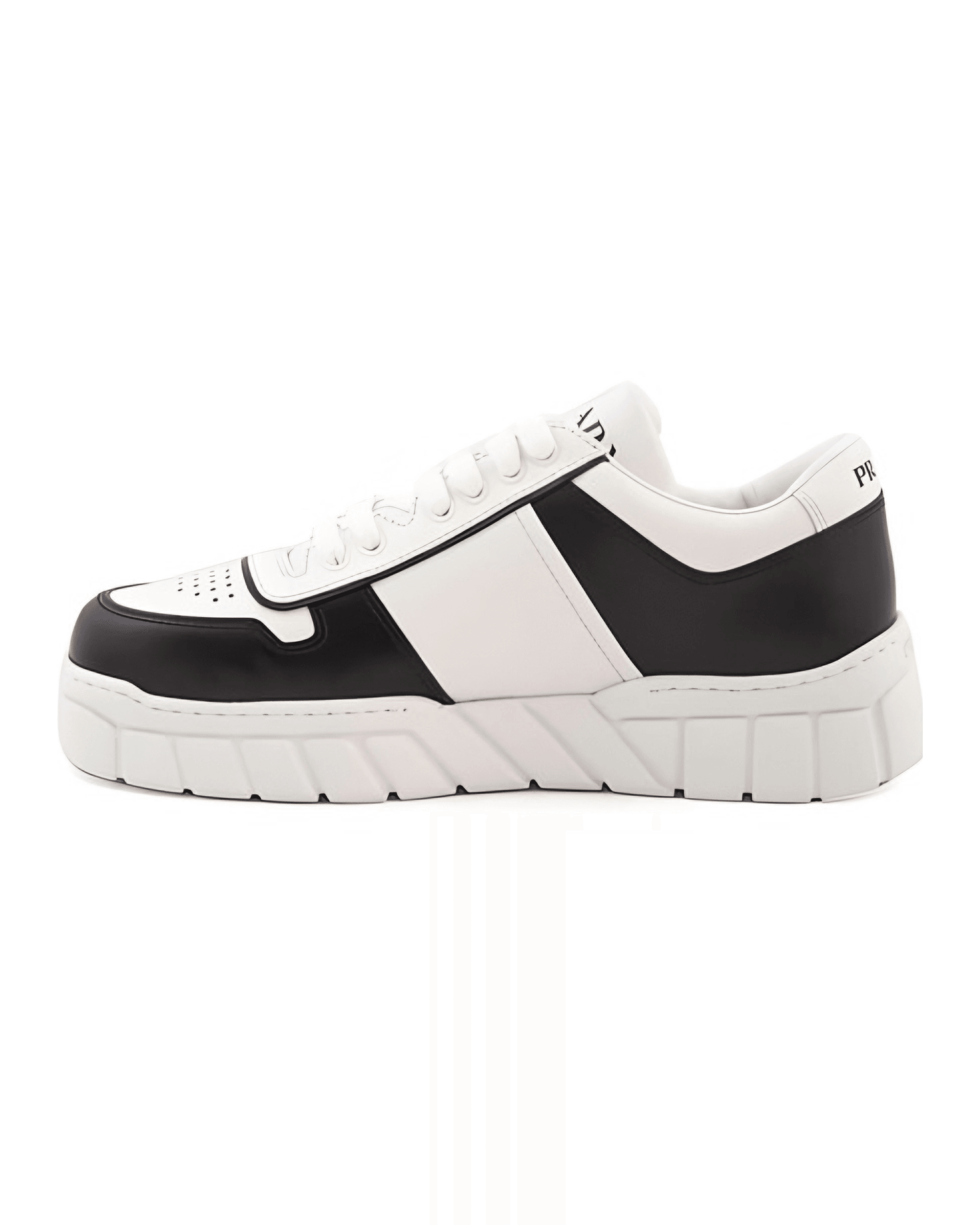 Leather Triangle Logo Sneaker