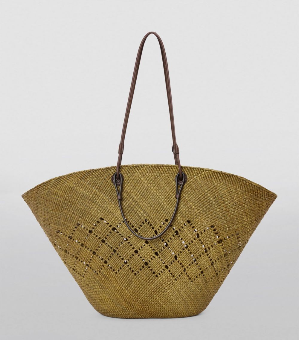 Loewe x Paula's Ibiza Large Woven Anagram Basket Bag