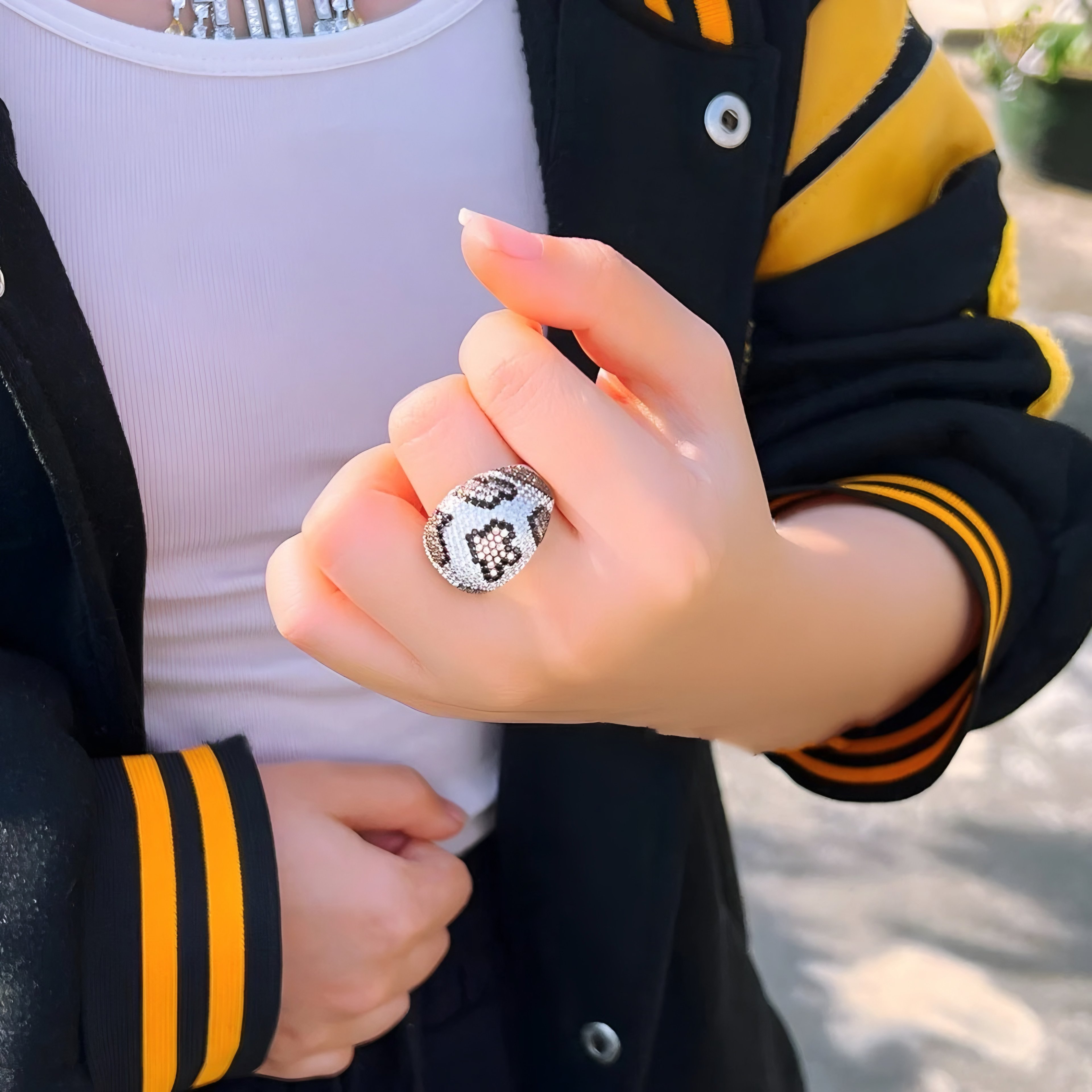 Lucia Leopard Yüzük