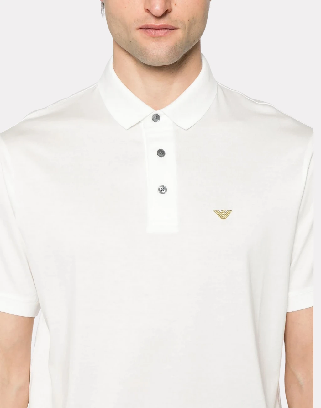 Beyaz Polo Erkek T-shirt