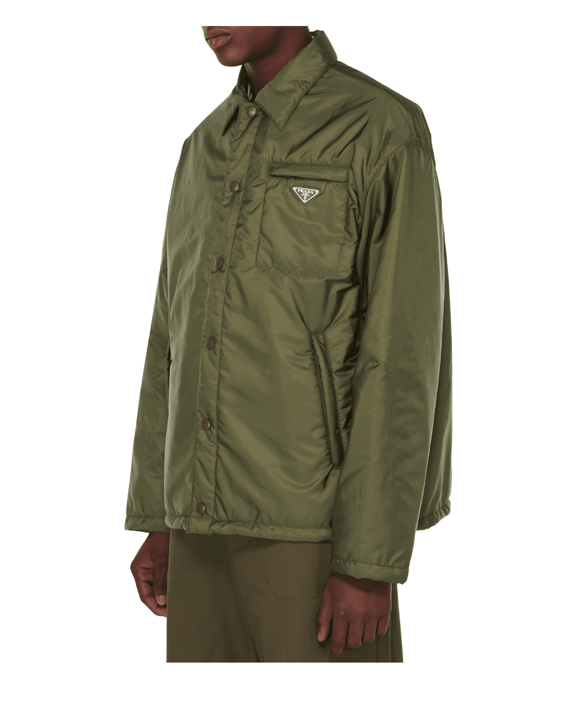 Re-Nylon Oversize Erkek Ceket