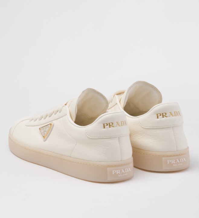 Komple Deri Metal Logolu Erkek Sneakers