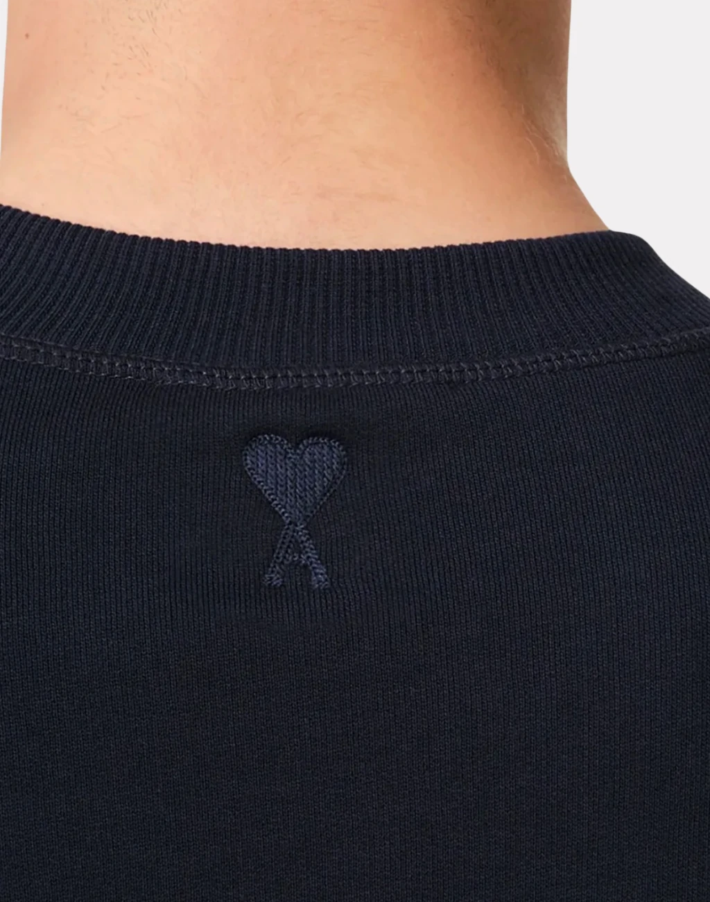 Lacivert Logo Baskılı Sweatshirt