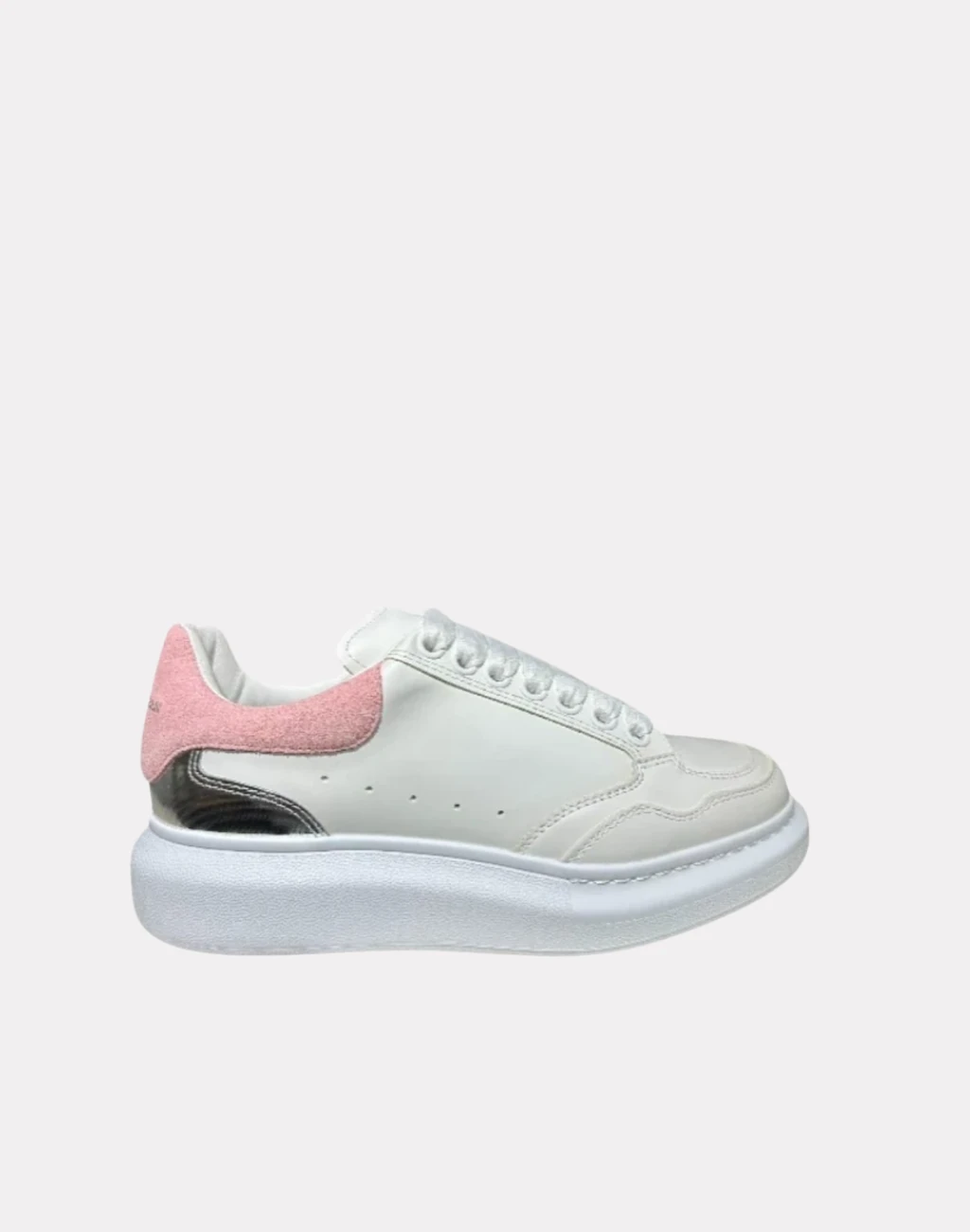 Oversized Deri Kadın Sneakers
