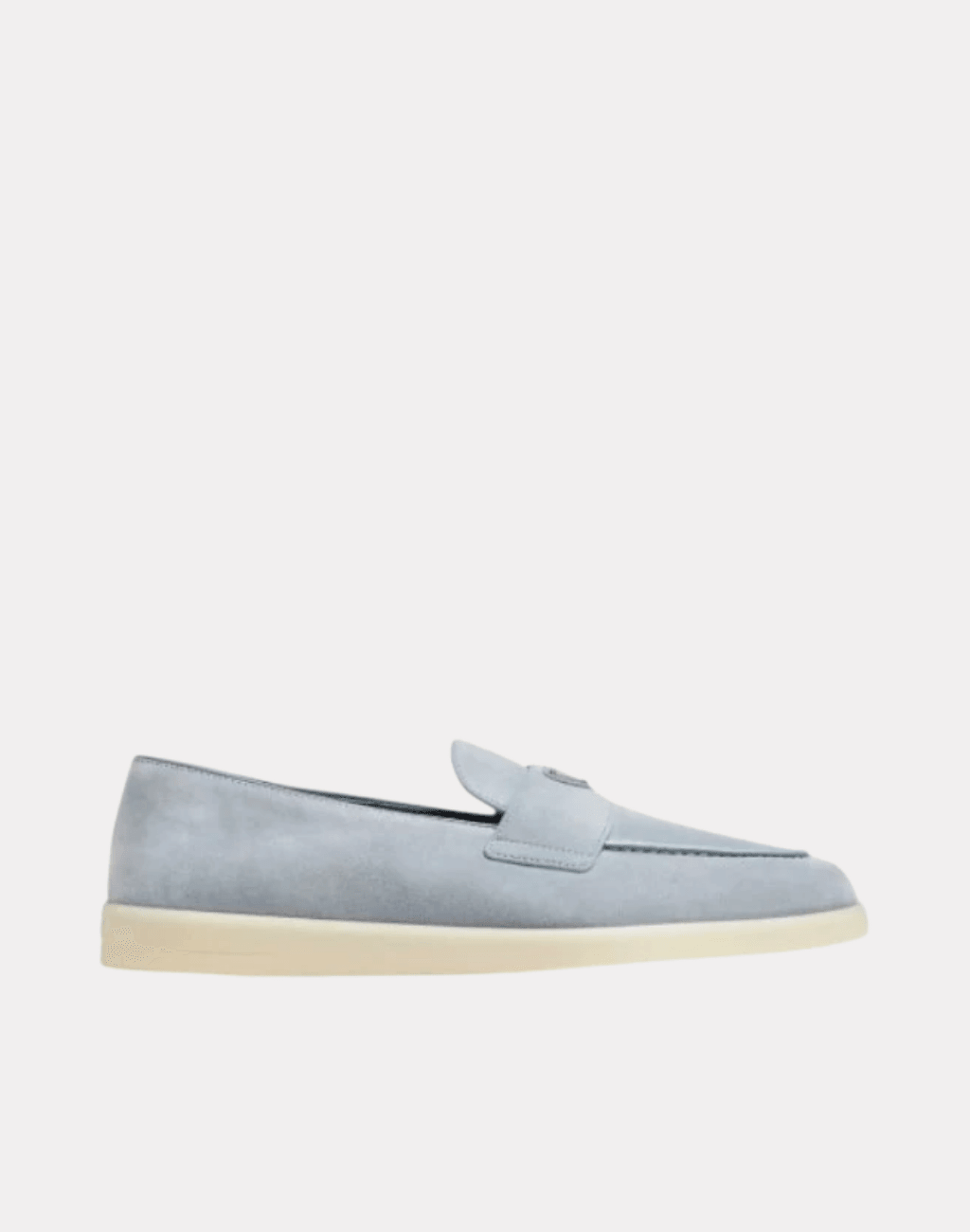 Metal Logolu Süet Loafer