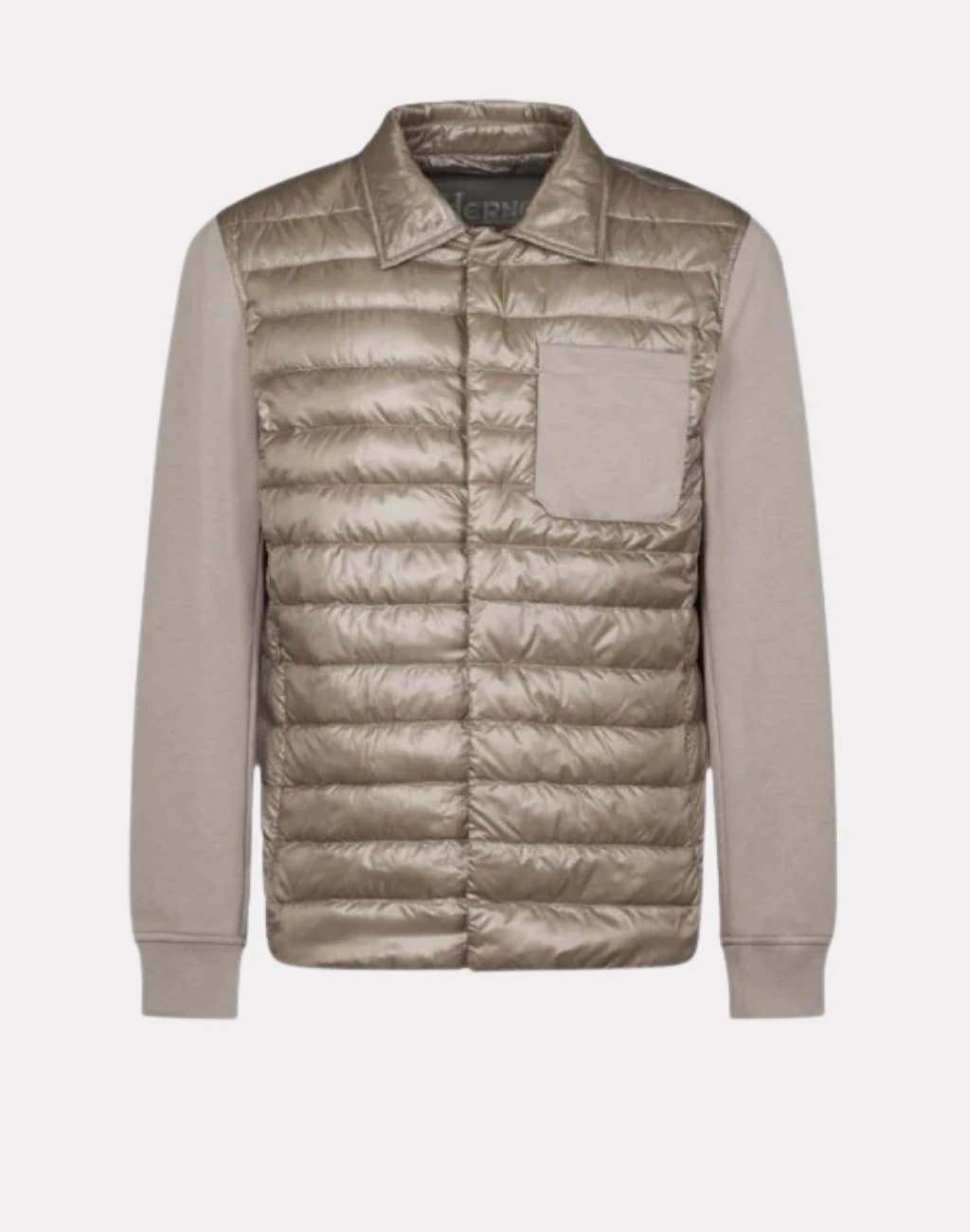 Panelli Kaztüyü Kolu Triko Erkek Ceket