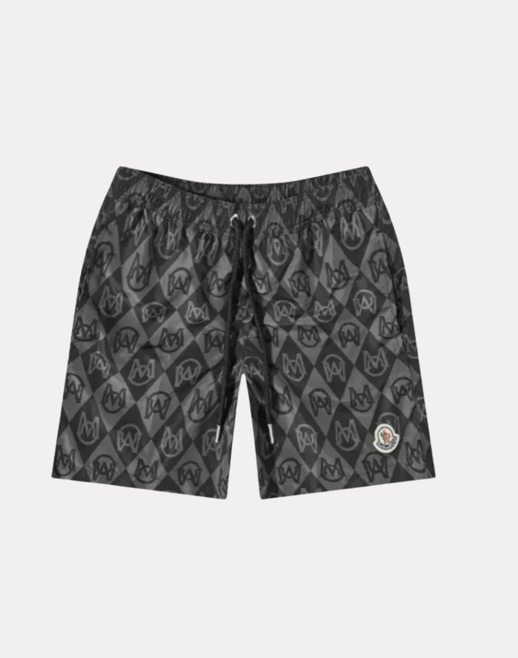 Monogram Desenli  Deniz Şortu