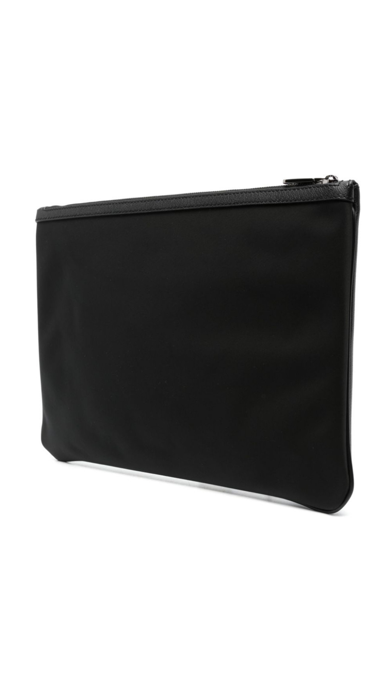 Black Logo - Plaque Clutch Bag