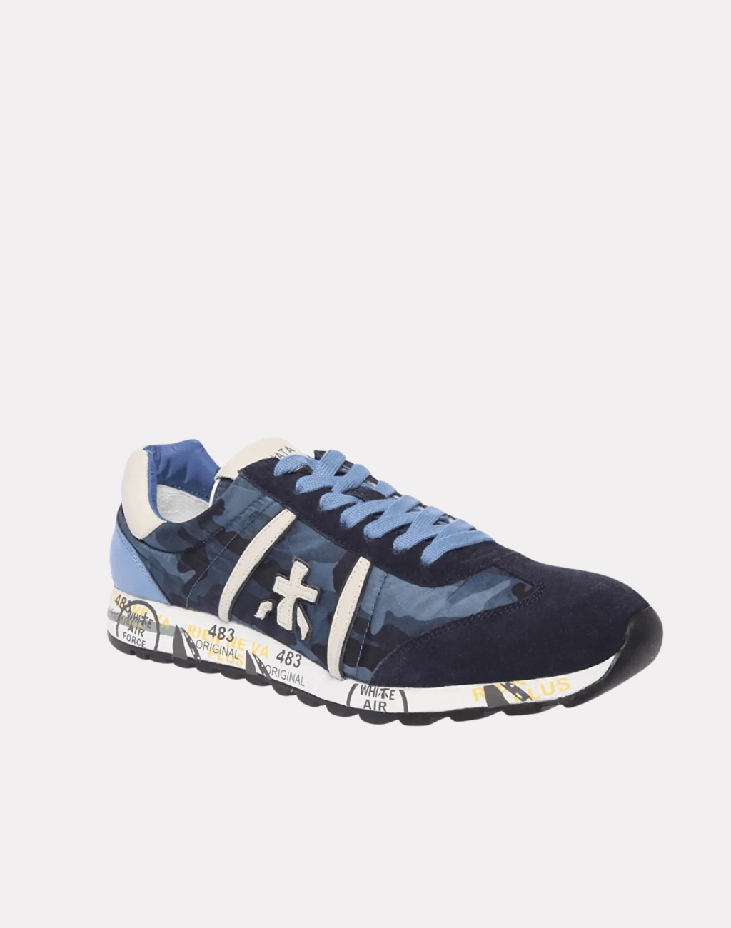 Logolu Erkek Deri Sneaker