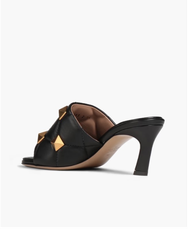 Roman Stud Heeled Mules