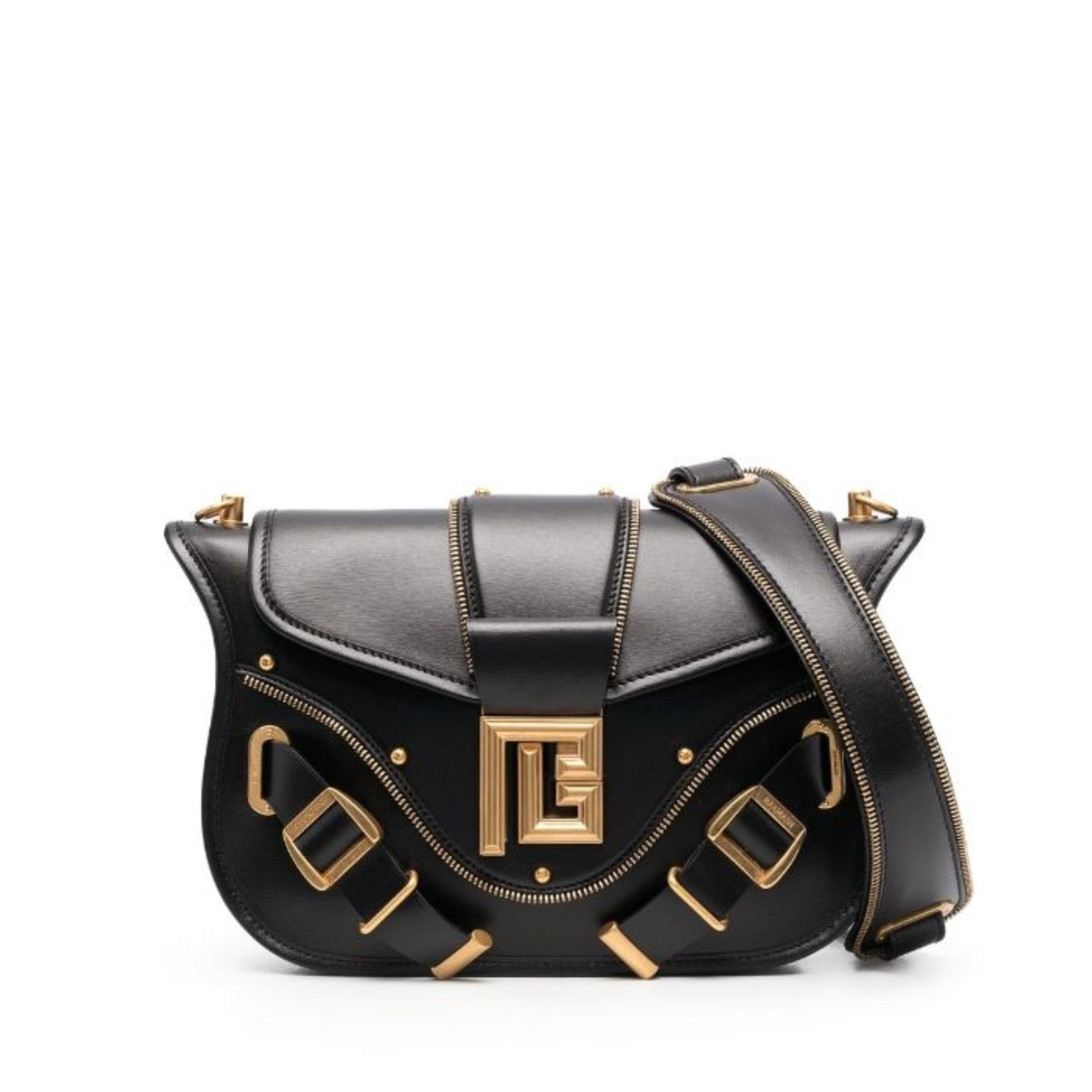 Blaze Box Leather Shoulder Bag