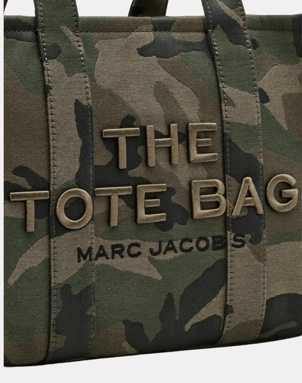 The Medium Camo Jacquard Tote Çanta