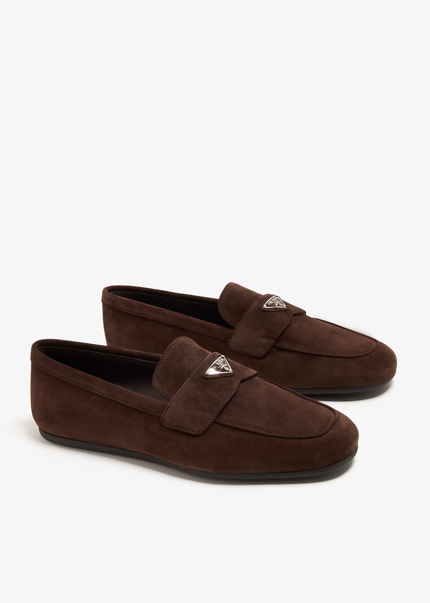 Kahverengi Süet Loafers
