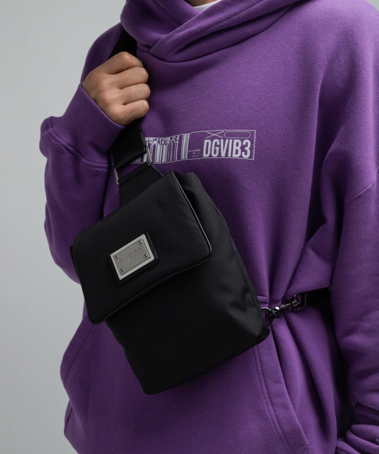 Siyah Logolu Erkek Çanta