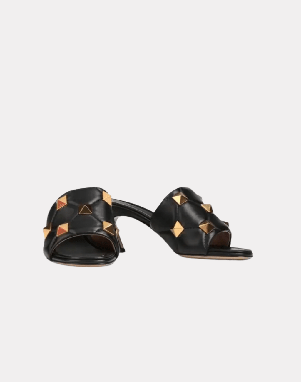 Roman Stud Heeled Mules