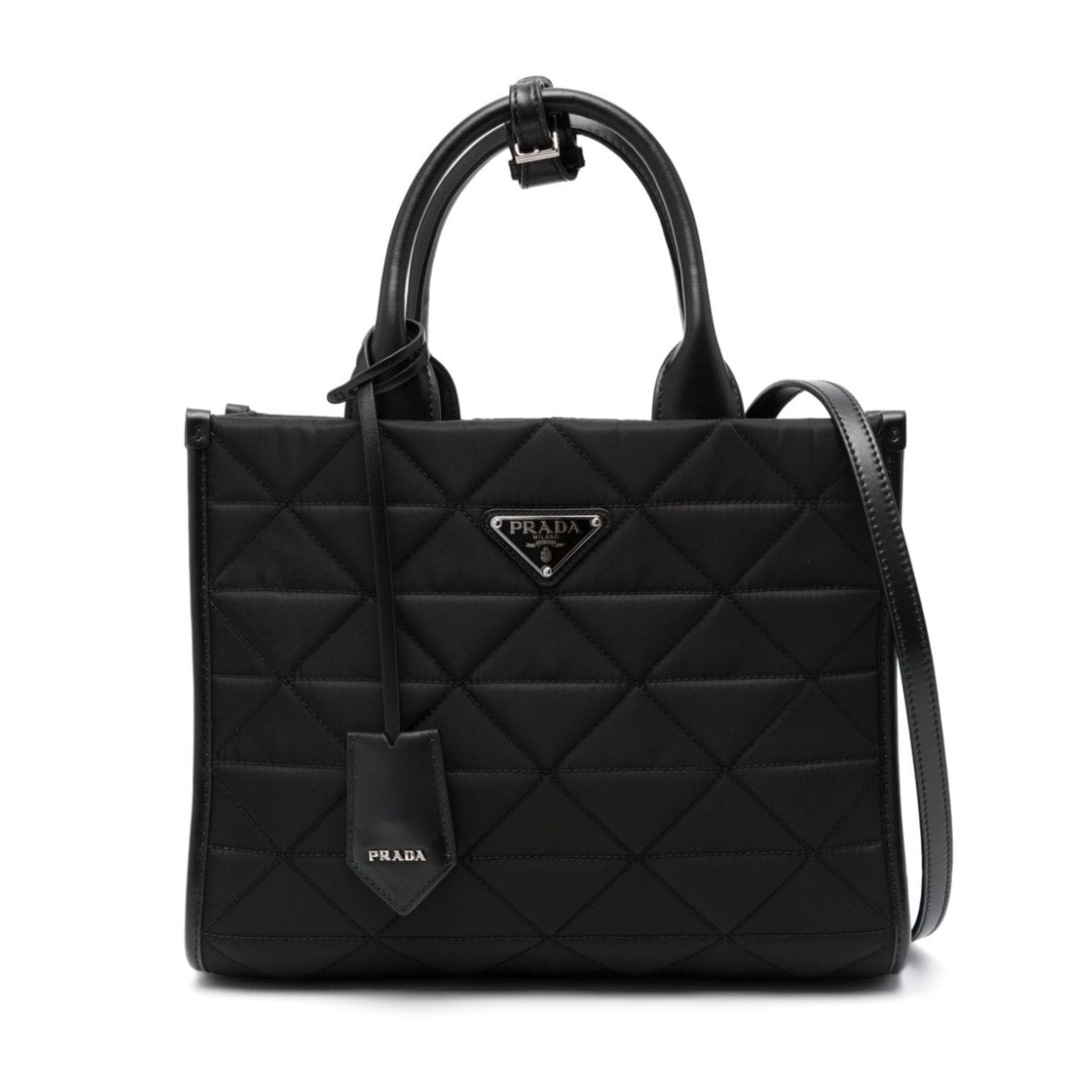 Symbole Quilted Tote Bag - Tek Boyut