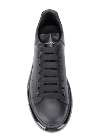 Transparent Sole Lace-up Sneakers