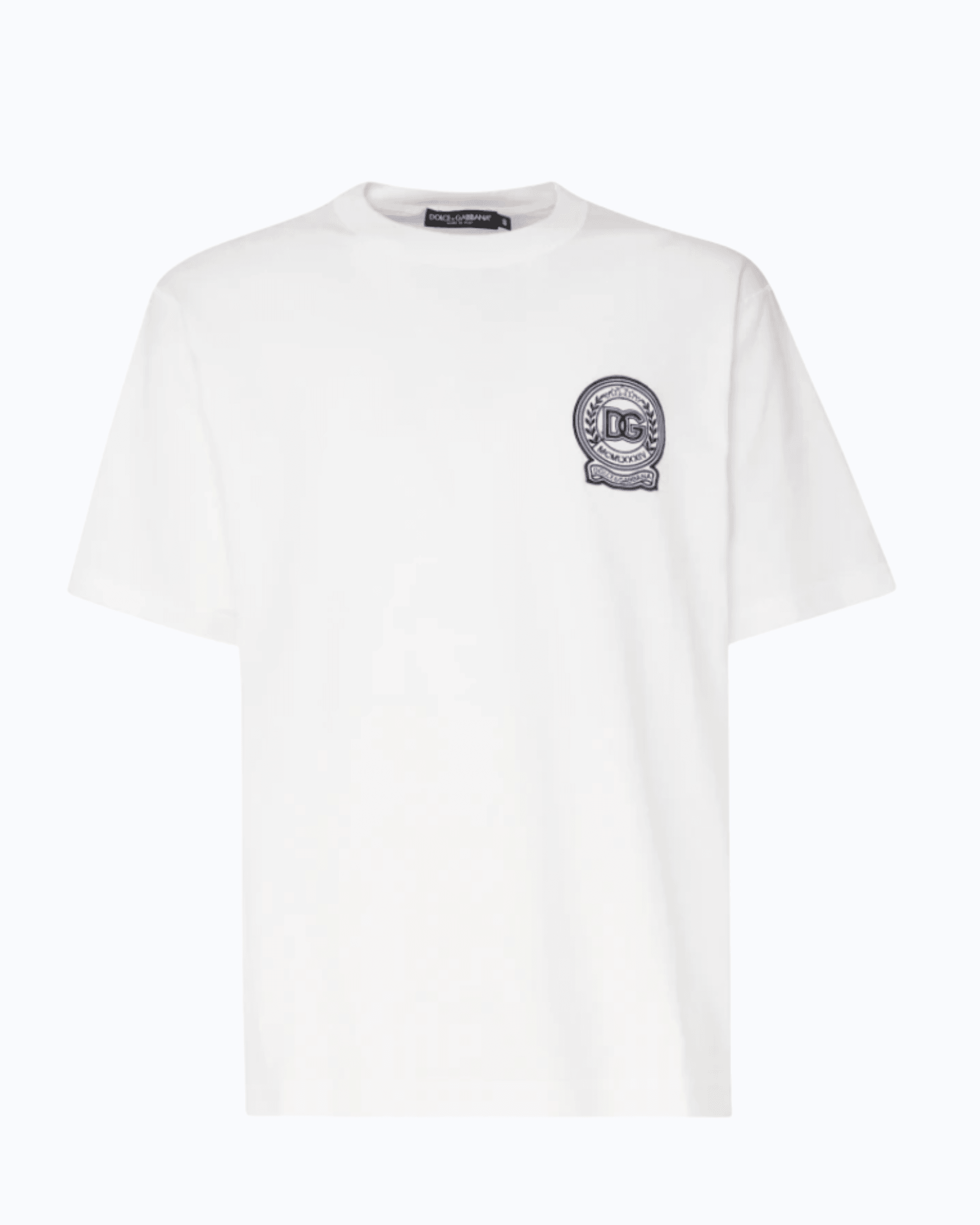 Beyaz Kabartma Logo Detaylı T-shirt