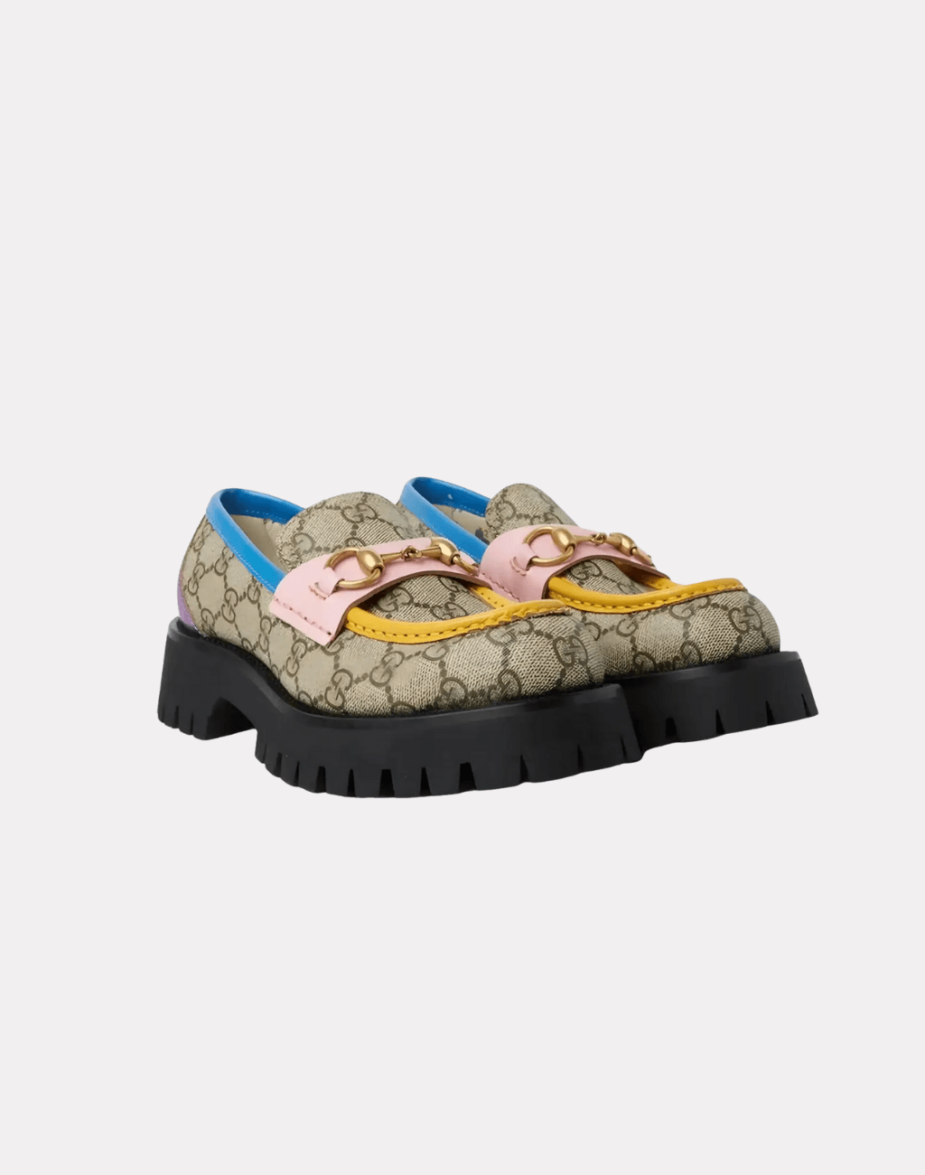 GG Colour Block Loafers