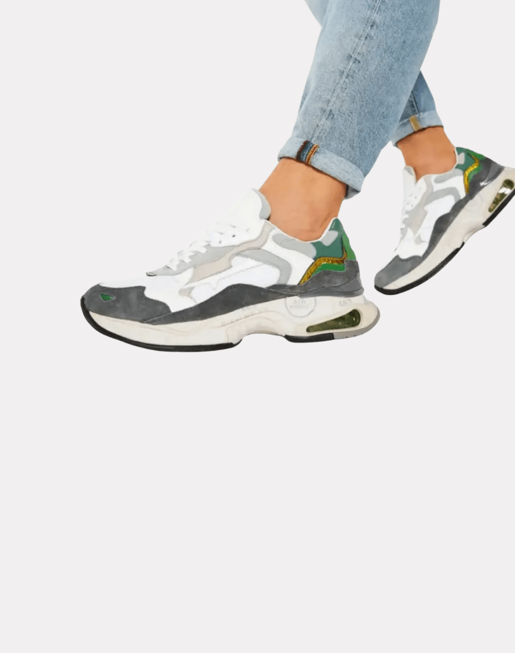 Sharky Air Çok Renkli Kalın Taban Erkek Sneaker