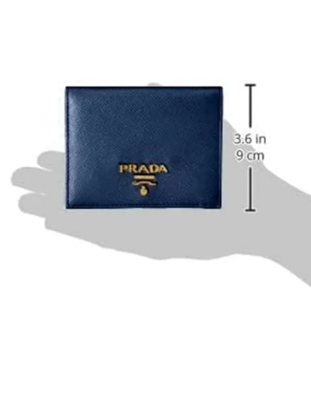 Saffiano Deri Metal Logolu Cüzdan