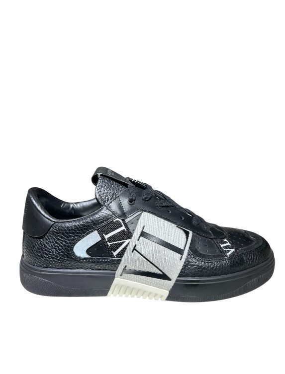 VL7N Siyah Erkek Deri Sneaker