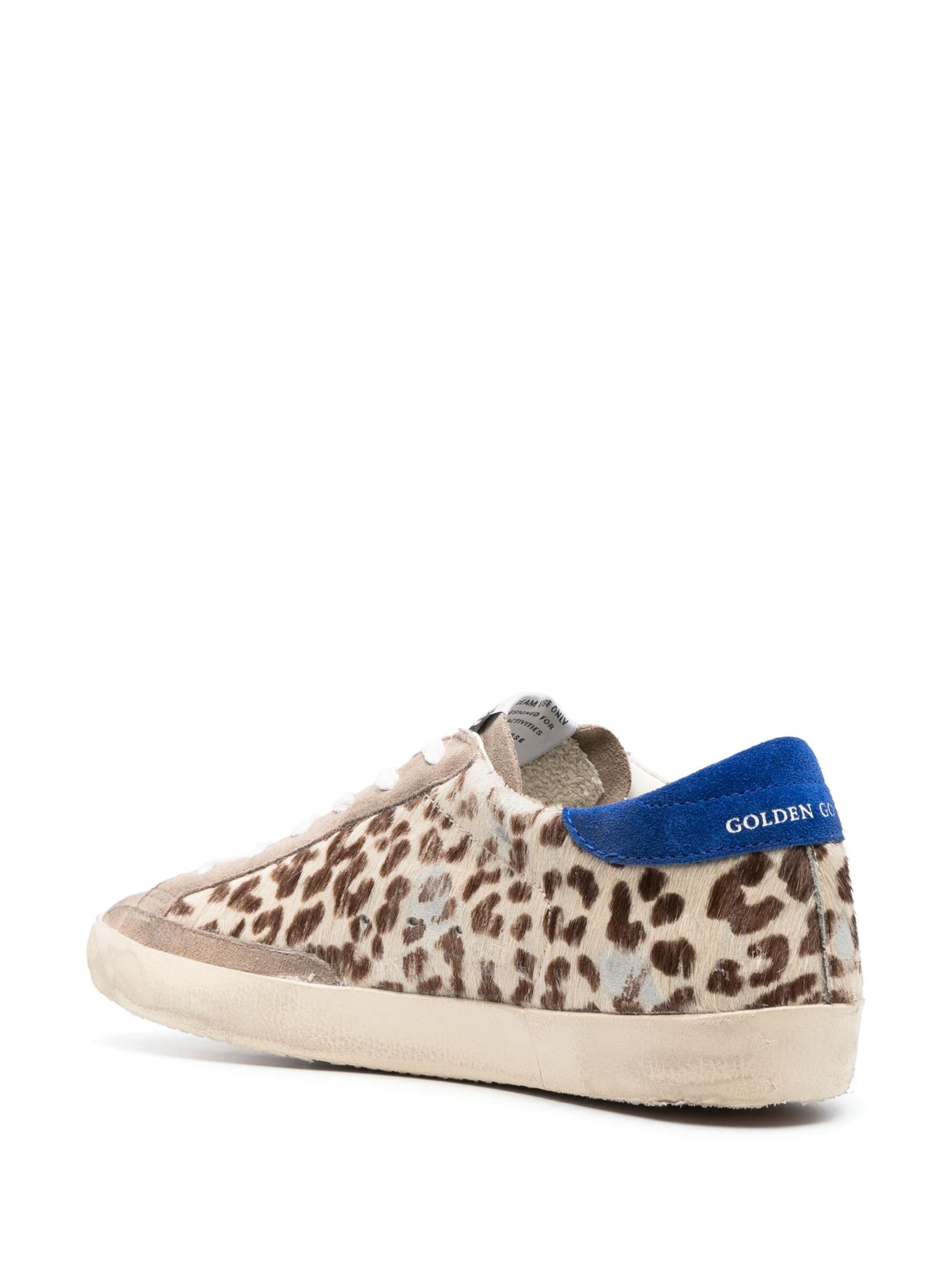 Star-patch Lace-up Sneakers