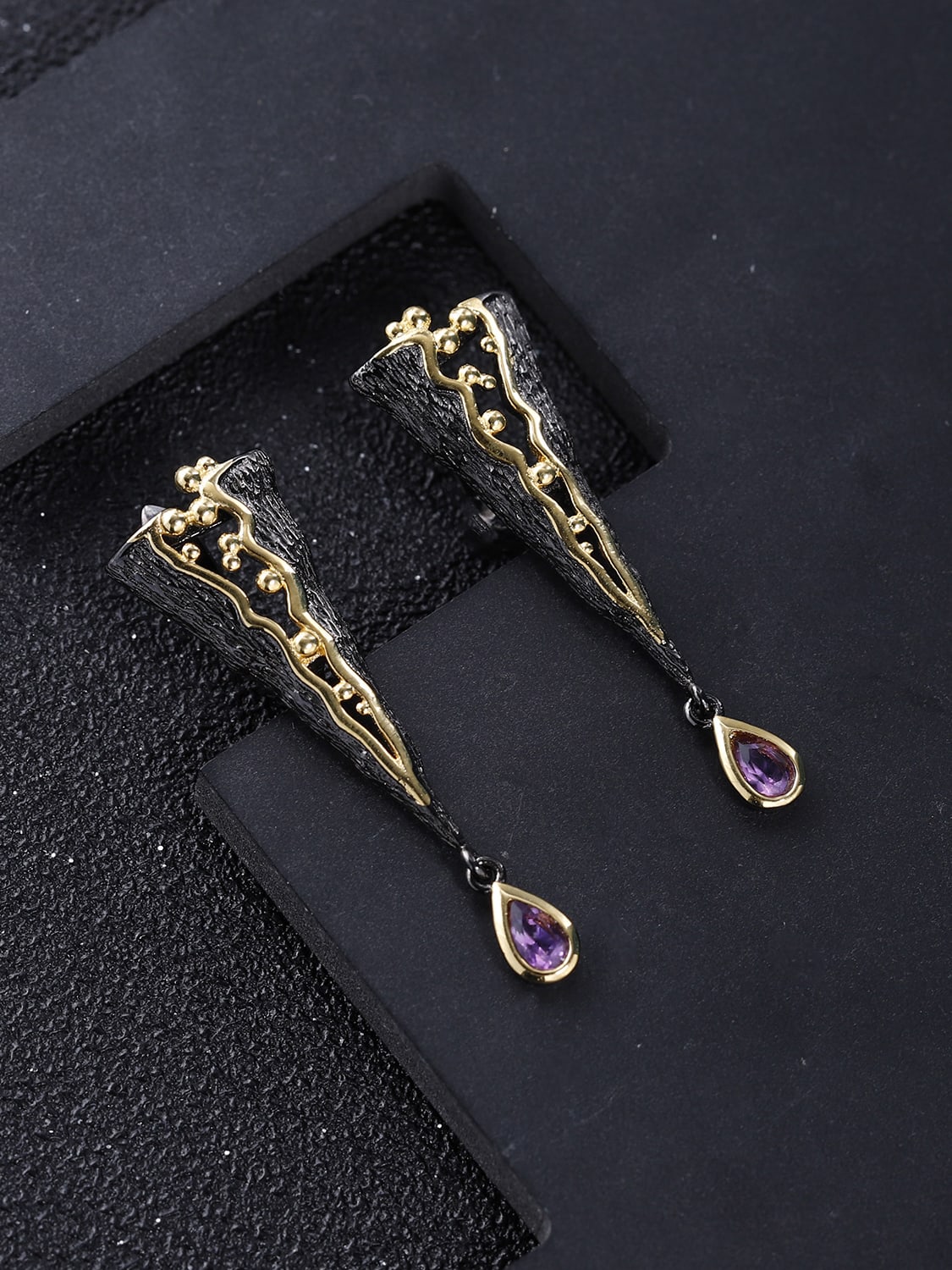 Nocturne 925 ayar Gümüş Küpe