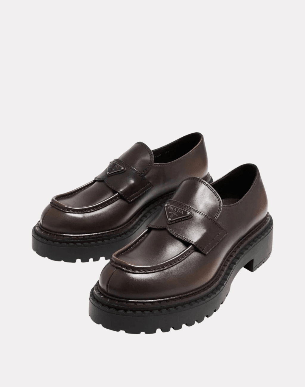 Çift Çikolata Deri Erkek Loafer