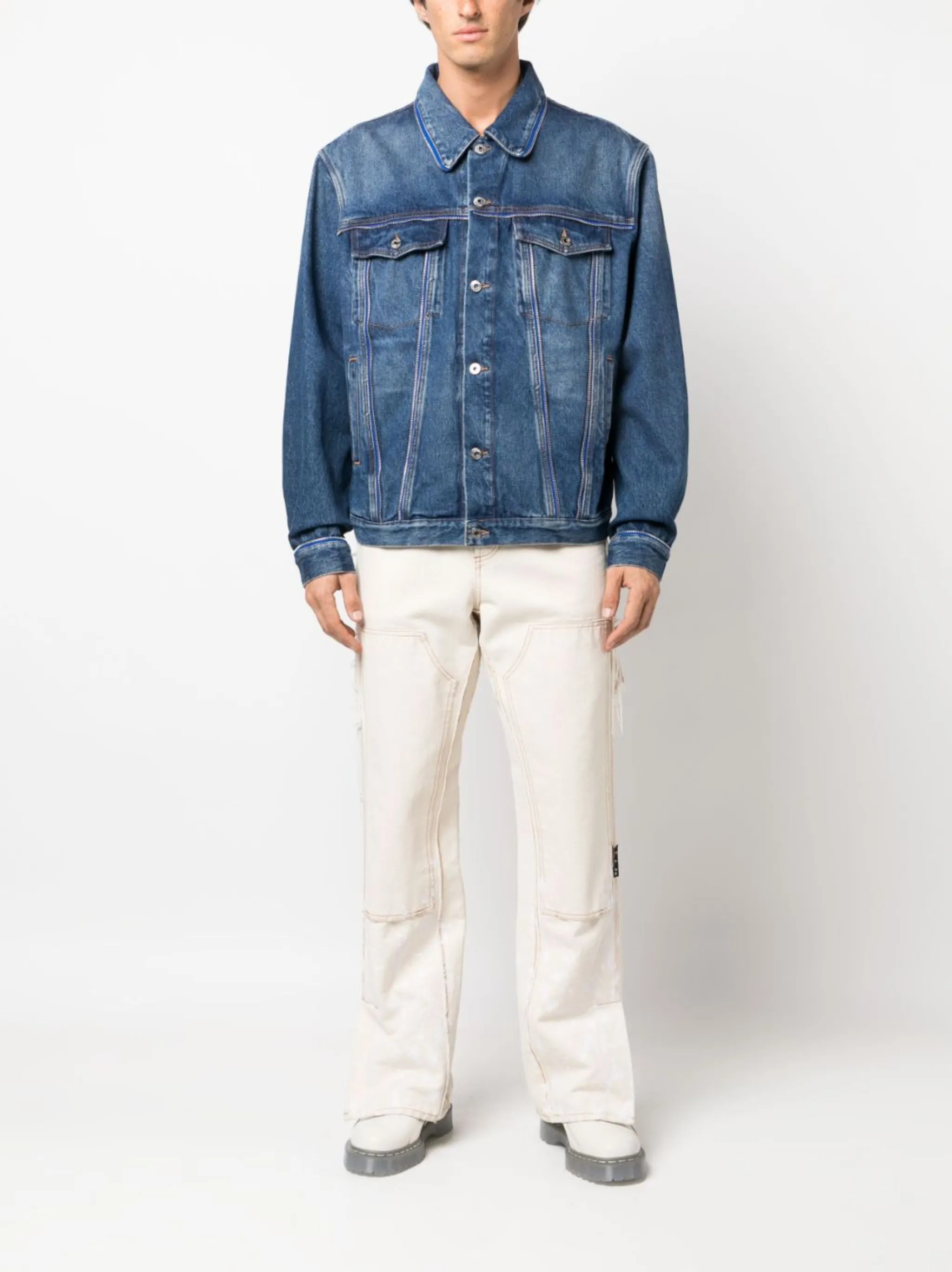 Arr Tab Zip Skate denim jacket