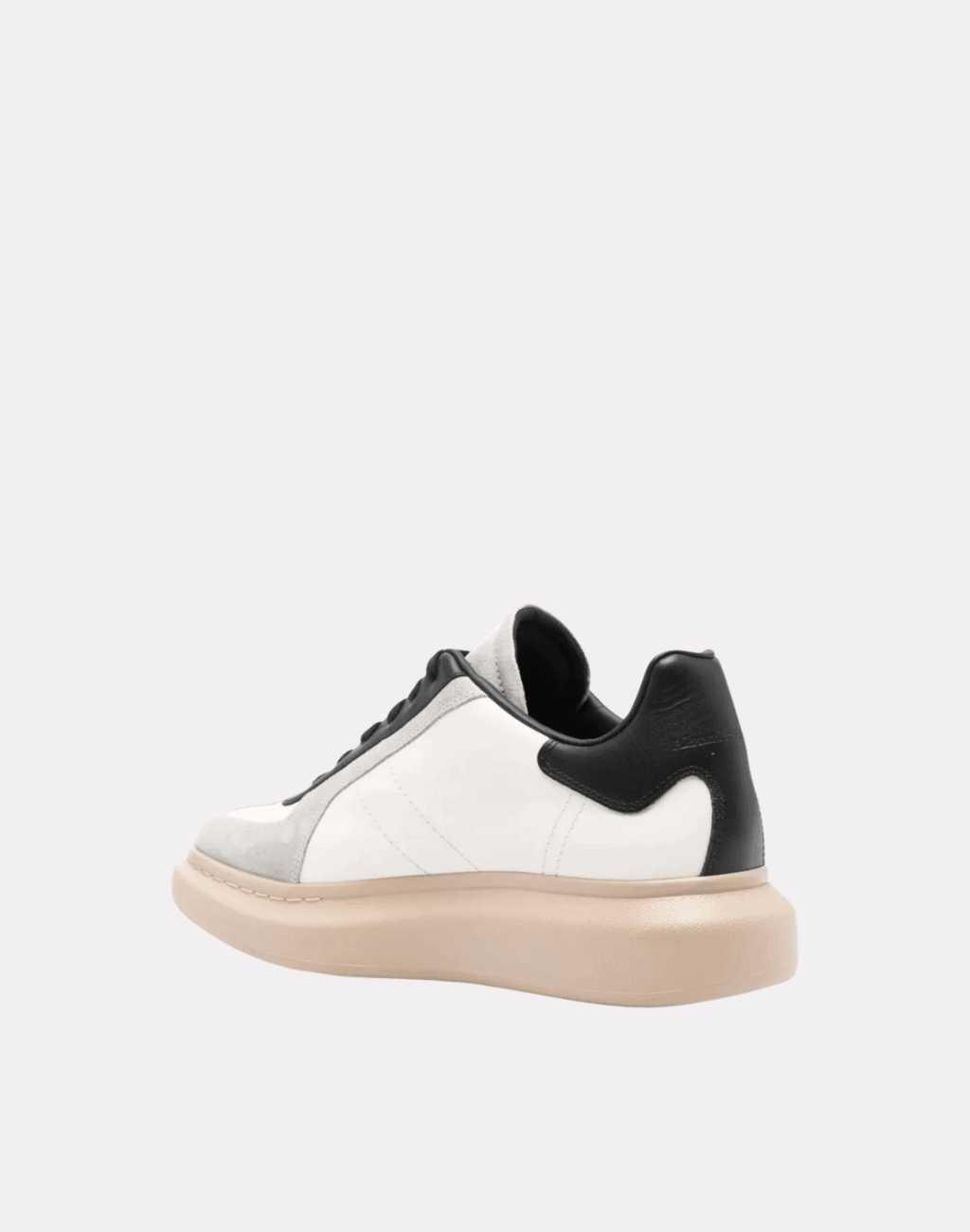 Oversized Retro Beyaz Siyah Erkek Sneakers