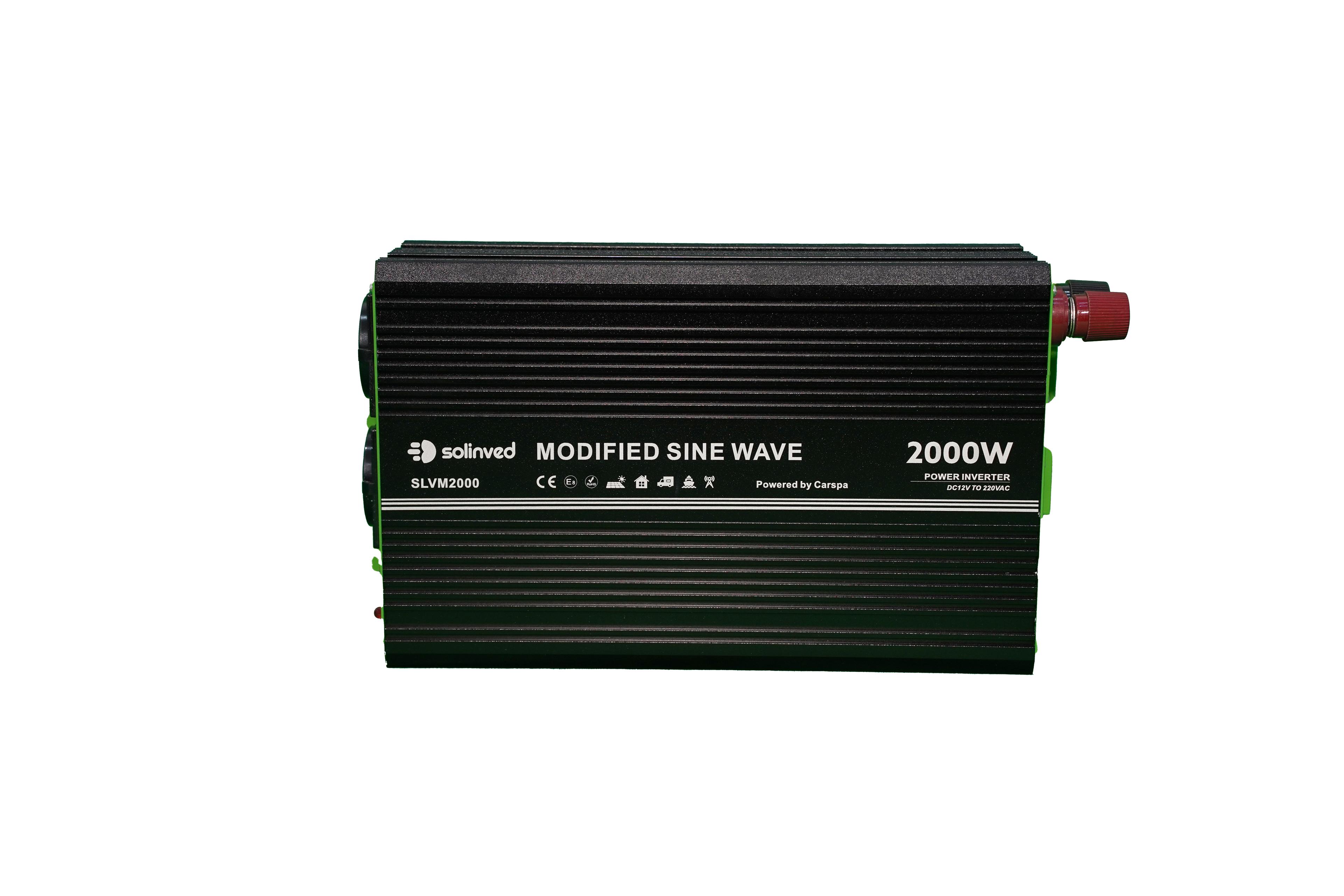 Mexxsun 12V 2000W Modifiye Sinüs İnverter | USB Çıkışlı image