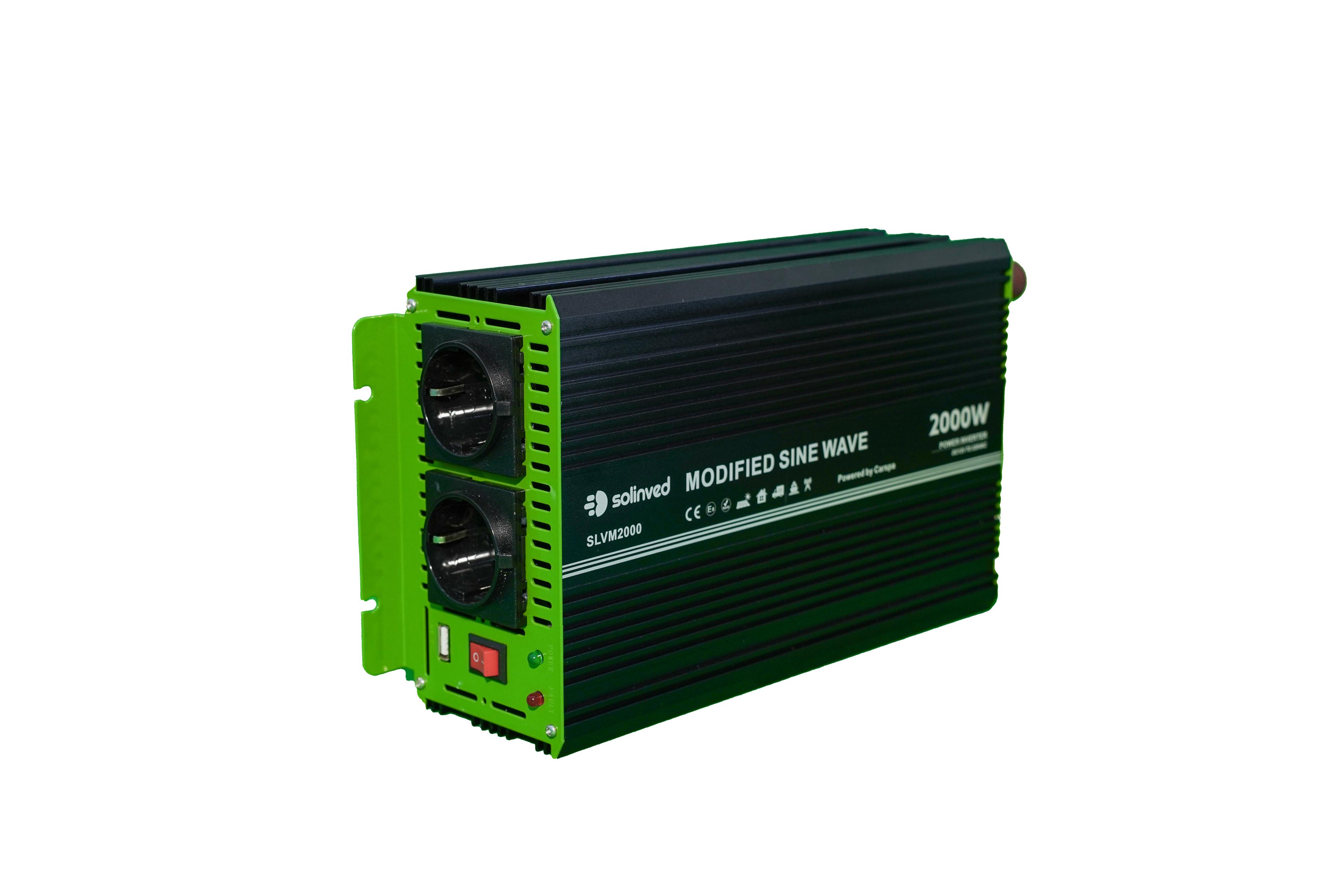 Mexxsun 12V 2000W Modifiye Sinüs İnverter | USB Çıkışlı