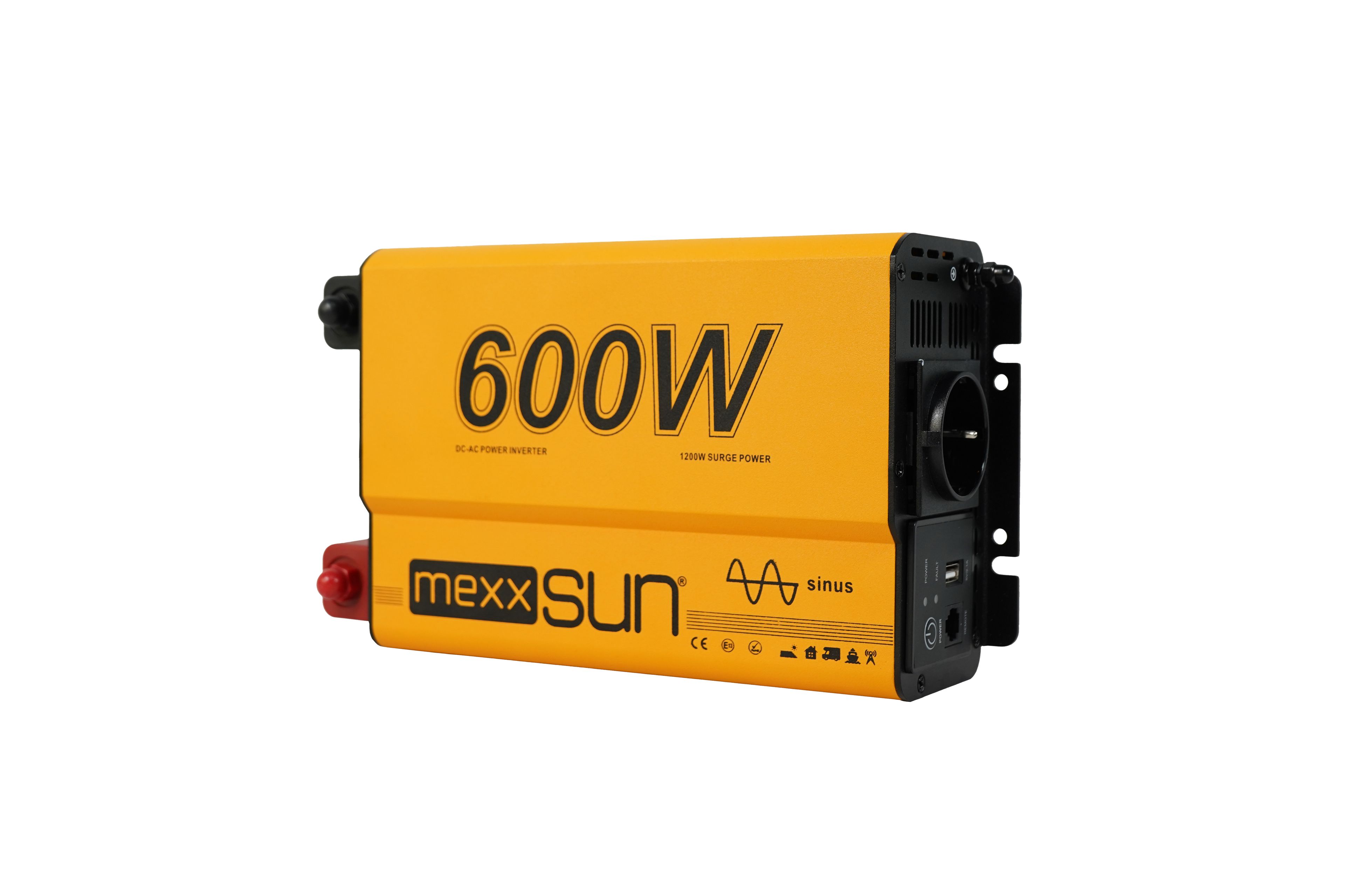 Mexxsun 12V 600W Tam Sinüs İnverter | USB Çıkışlı