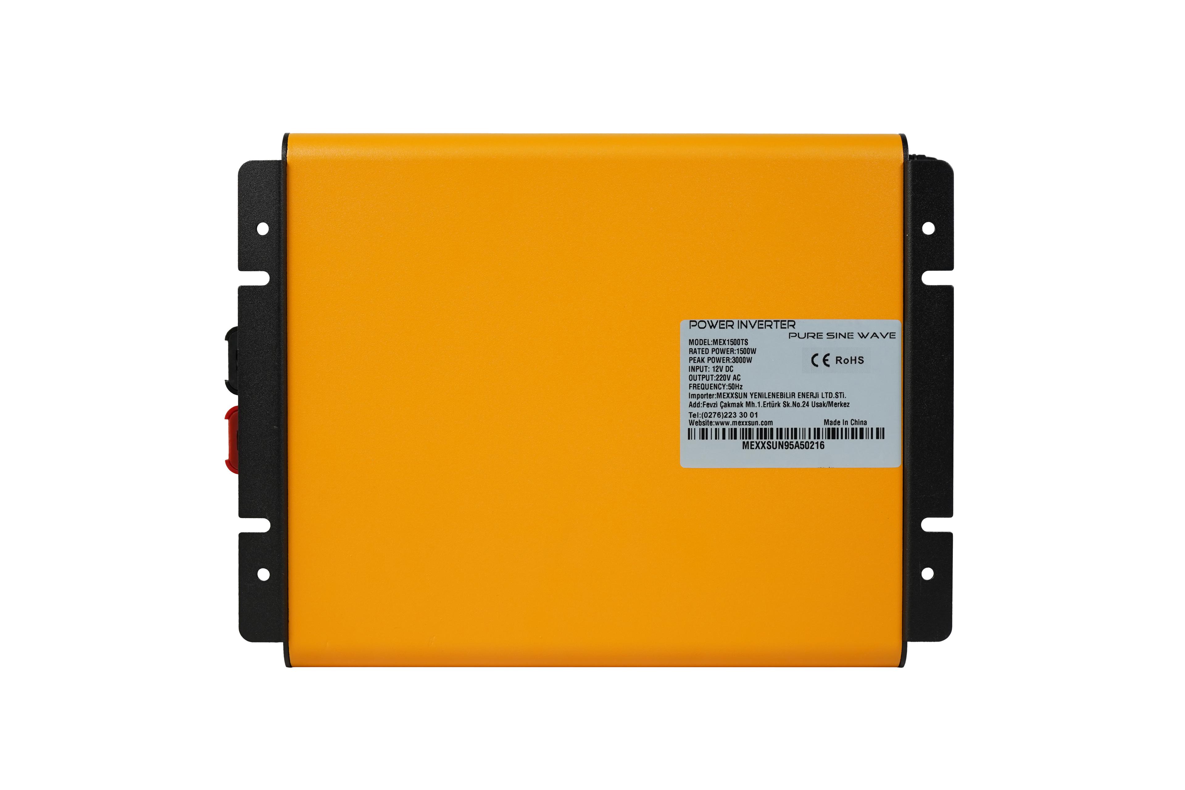 Mexxsun 12V 1500W Tam Sinüs İnverter | Hassas Cihazlar İçin