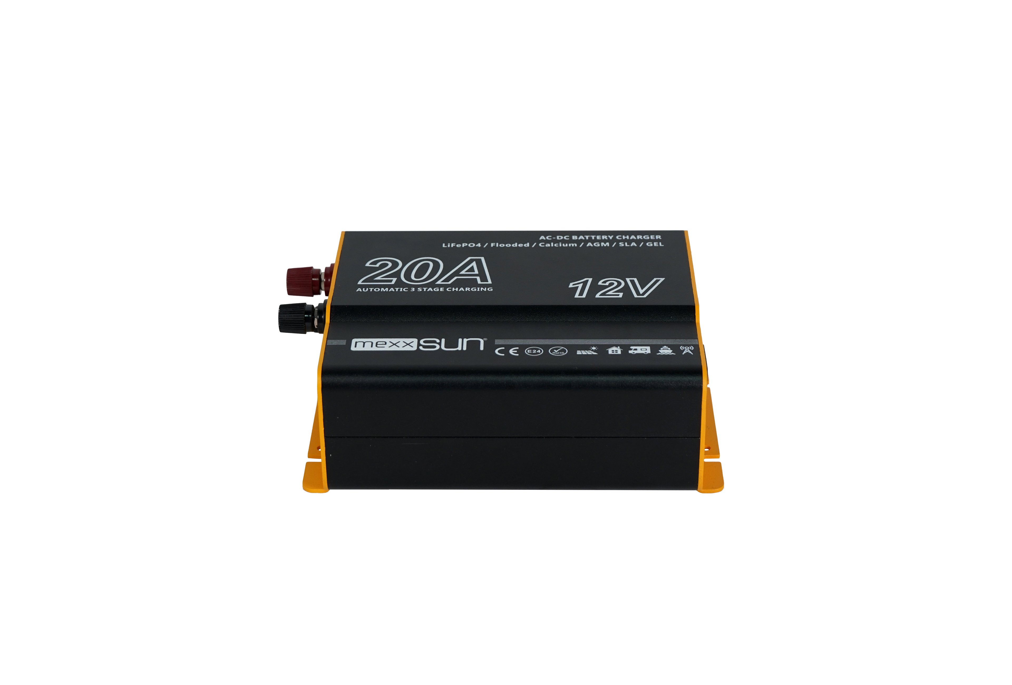 Mexxsun 12V 20A AC-DC Akü Şarj Cihazı | Karavan, Tekne & Ev