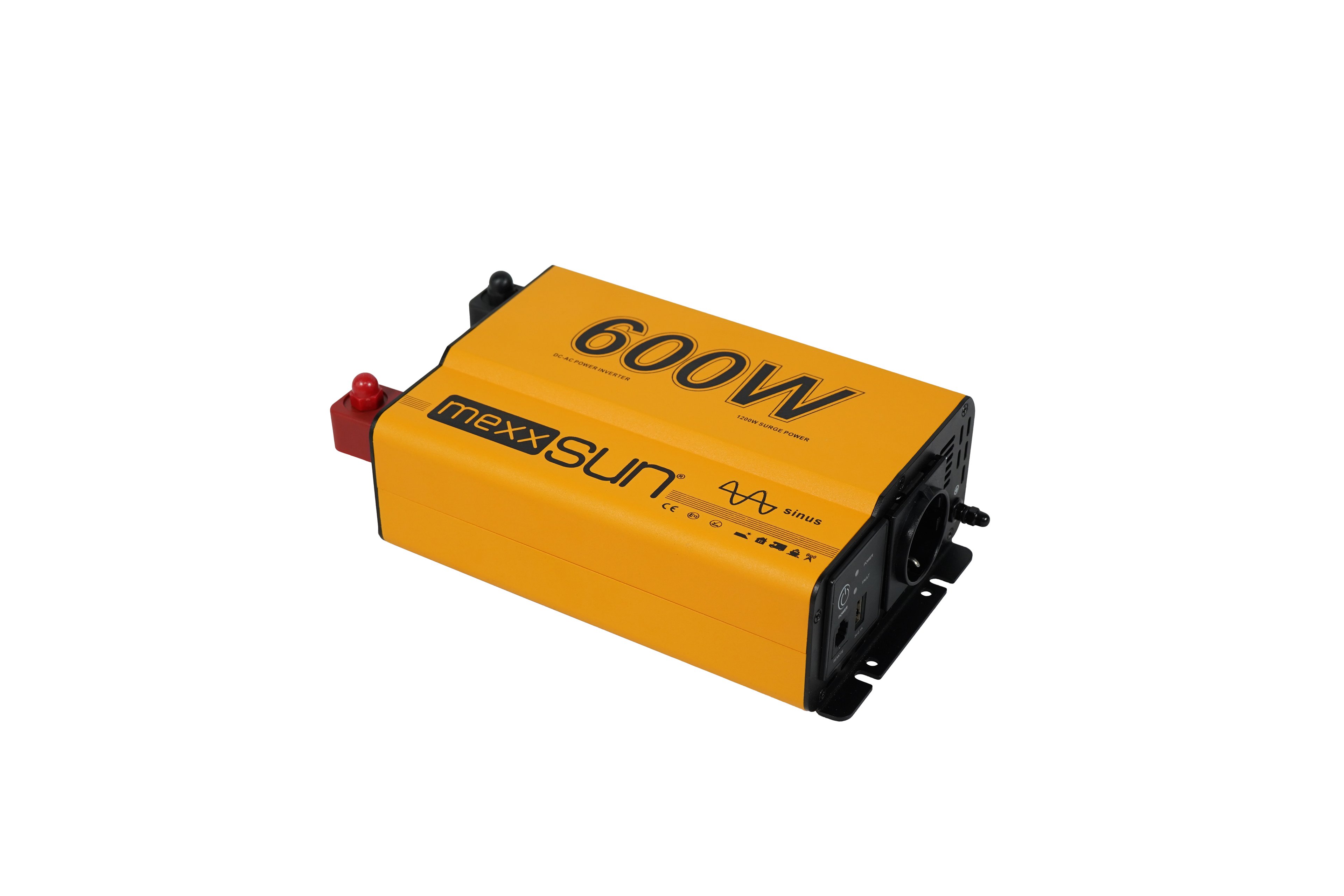 Mexxsun 12V 600W Tam Sinüs İnverter | USB Çıkışlı