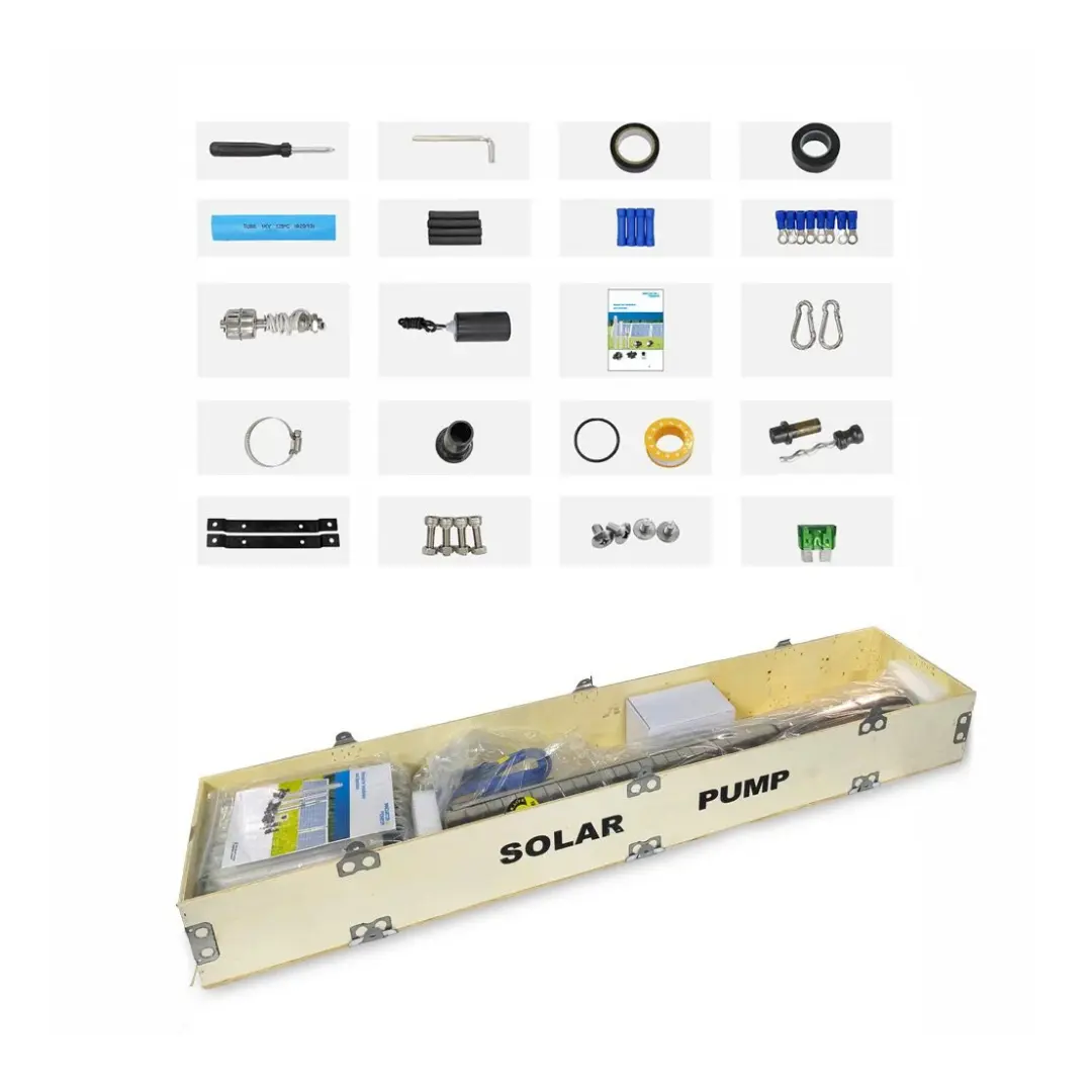 Hegel 4" 1500W 203M Solar Dalgıç Pompa | 110V 13.5A