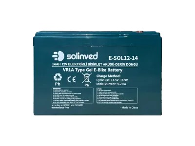 Solinved 12V 14Ah Vrla E-Bike Akü image