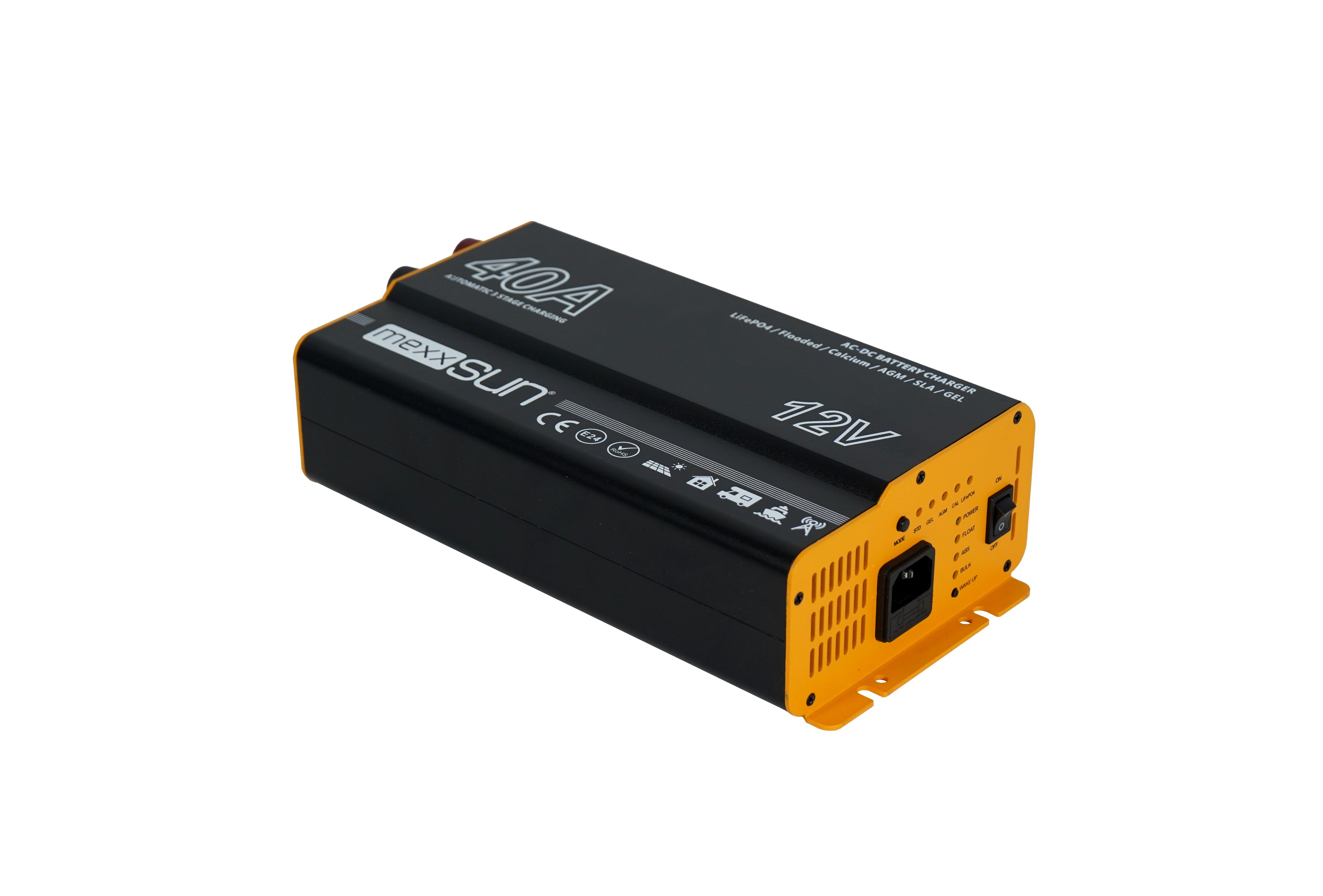 Mexxsun 12V 40A AC-DC Akü Şarj Cihazı | Karavan, Tekne & Ev