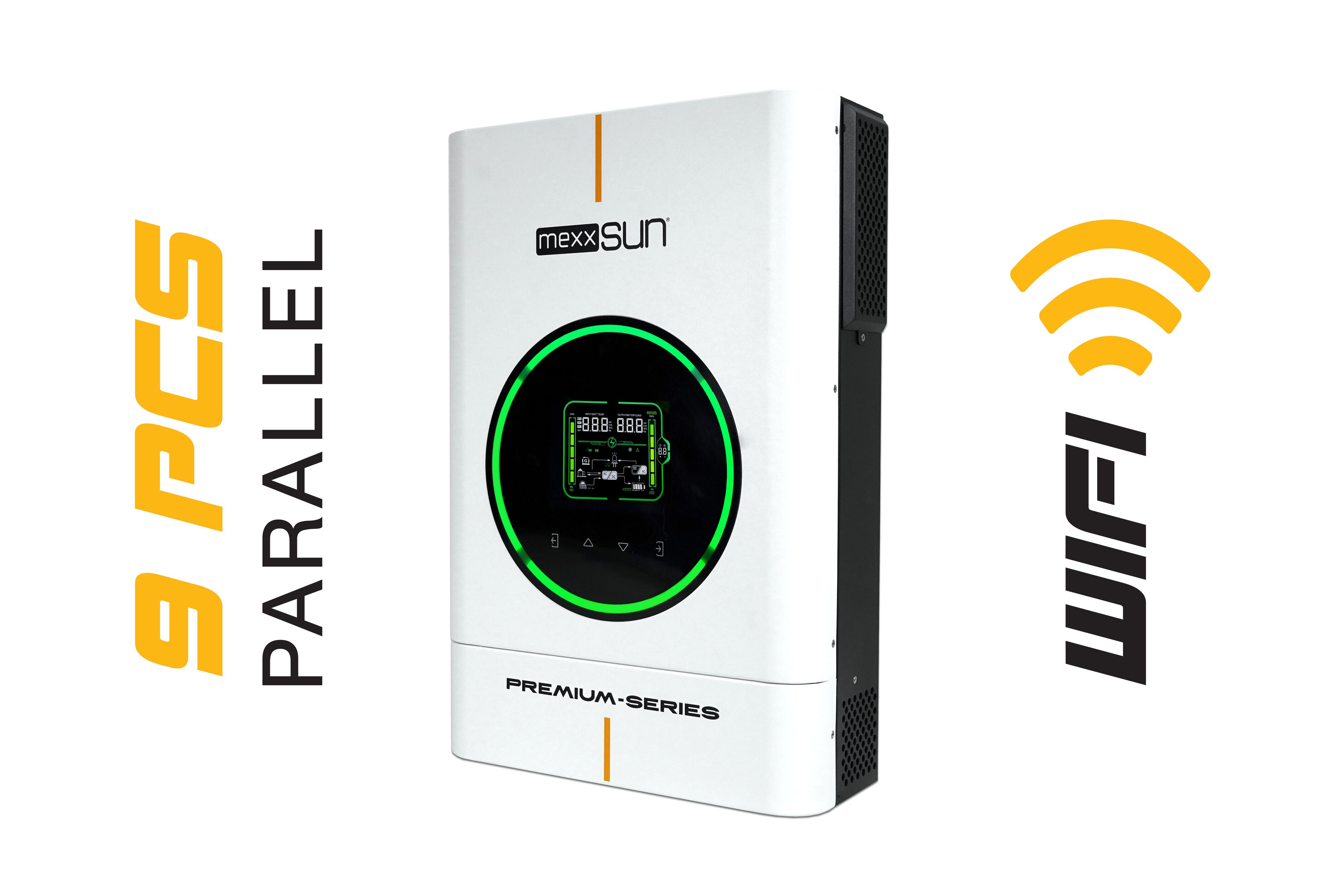Mexxsun Mexx-P6Kw - Premium 48V 6Kw (Parallel / Wi- Fi / Çift Çıkış)