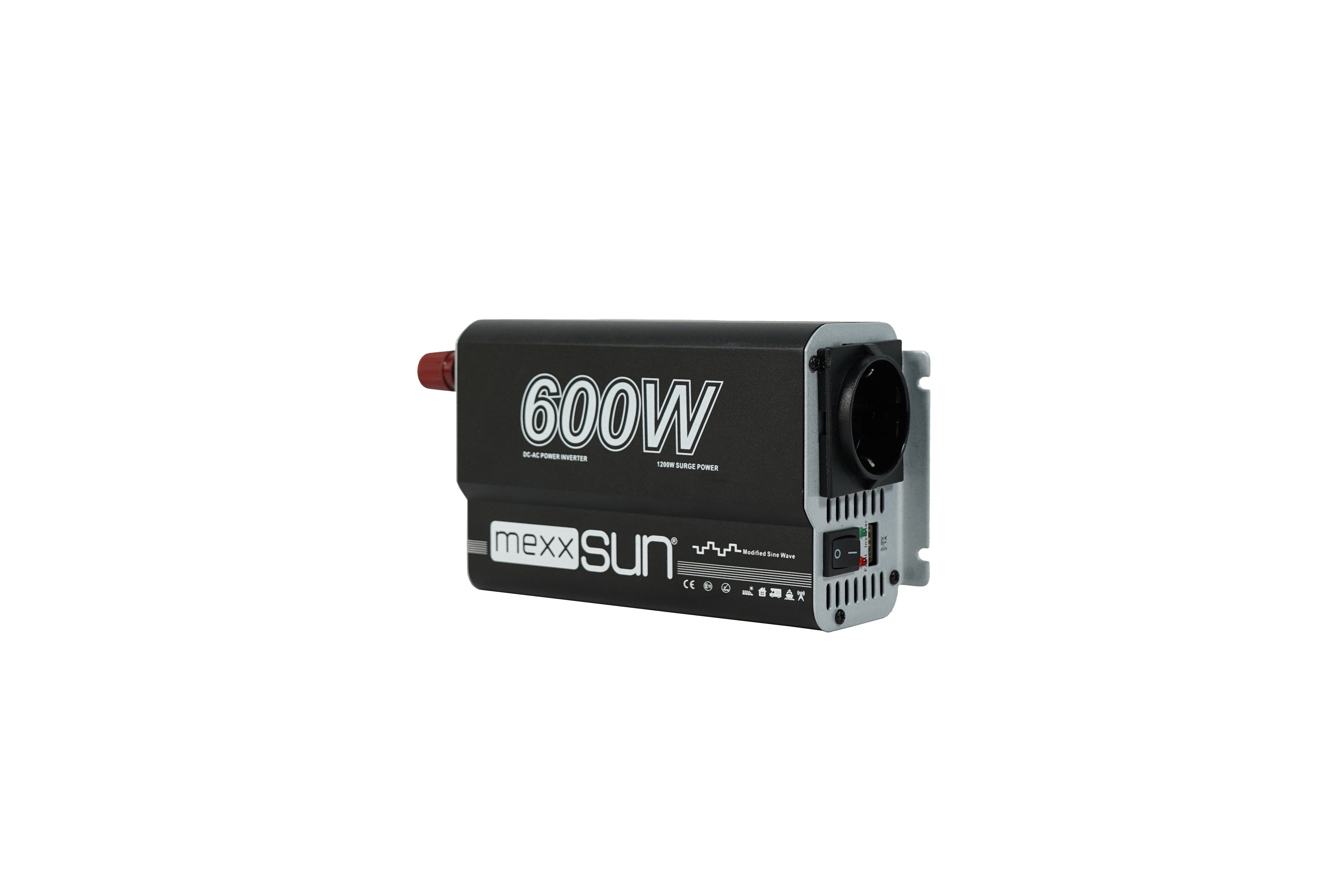 Mexxsun 12V 600W Modifiye Sinüs İnverter | Kompakt & Portatif