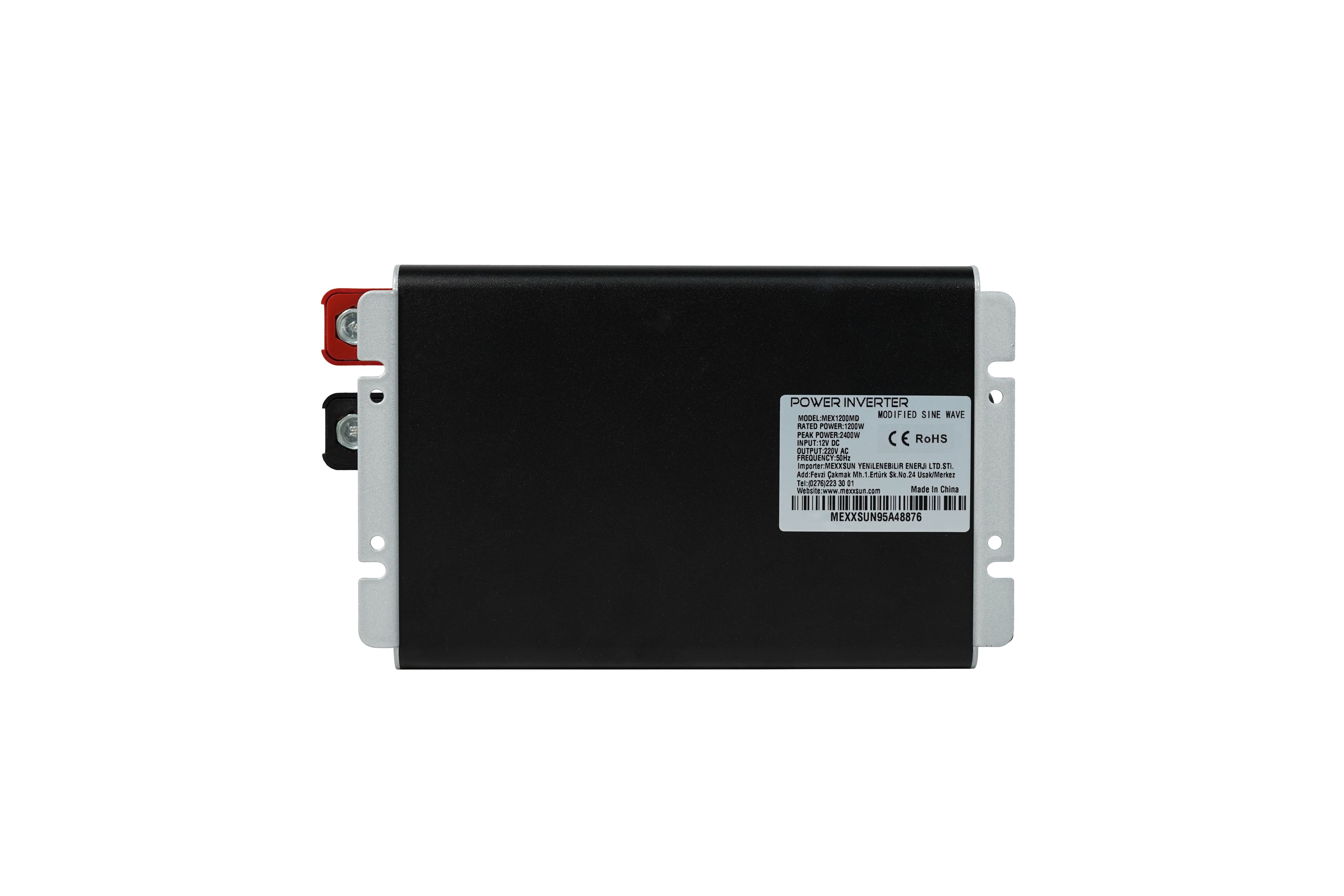 Mexxsun 12V 1200W Modifiye Sinüs İnverter | USB Çıkışlı